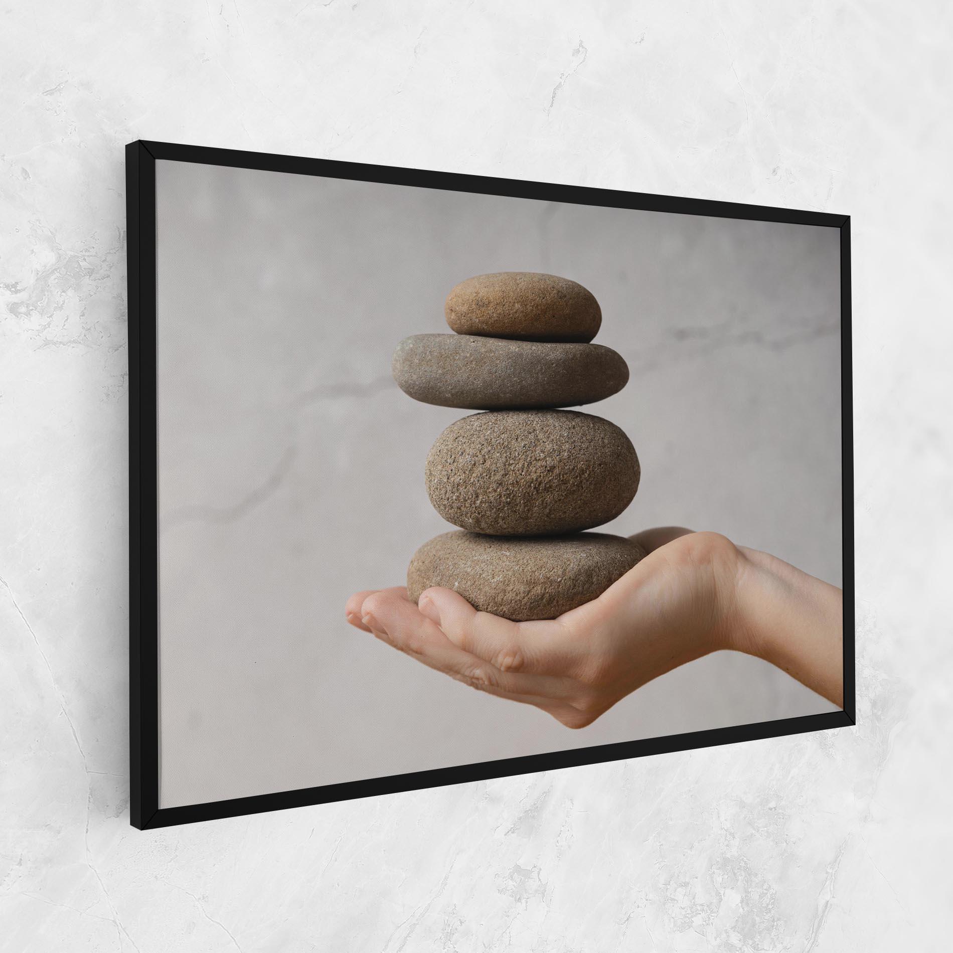Obraz na Płótnie Stones Meditation mockup 1