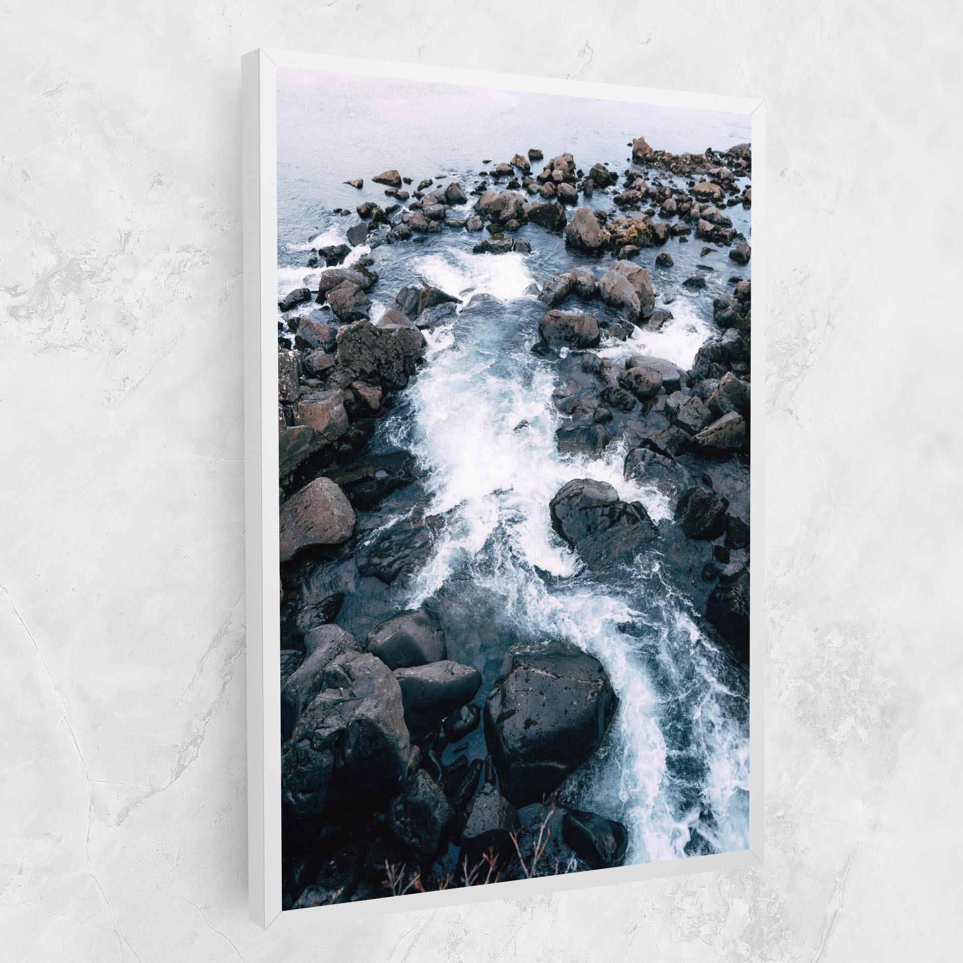 Obraz na Płótnie Mountain River Rock mockup 1