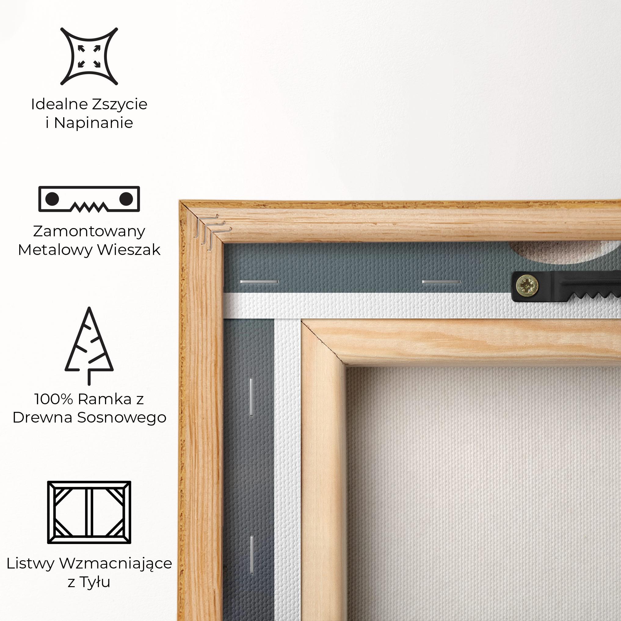 Obraz na Płótnie Balance Pebbles Pyramid mockup 5