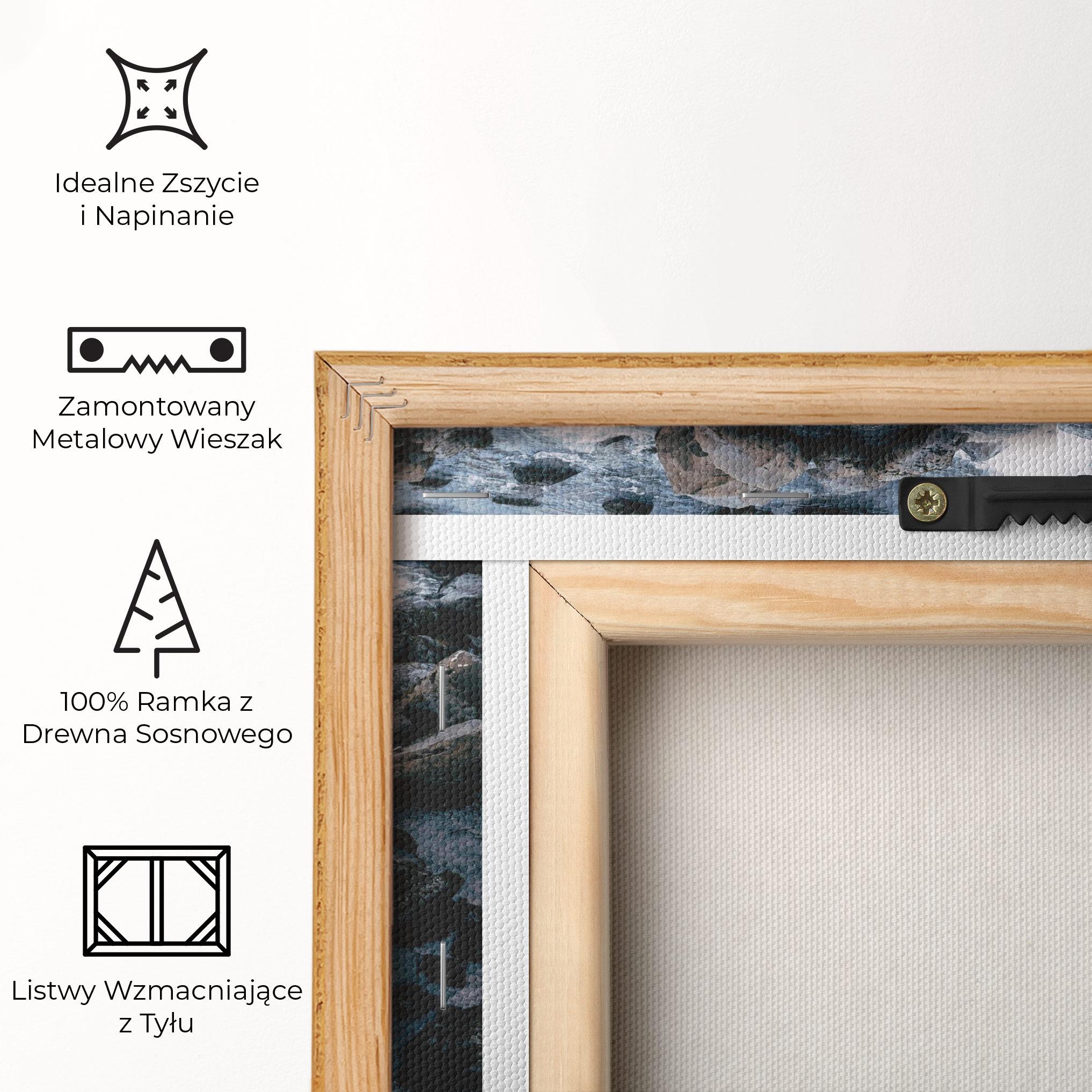 Obraz na Płótnie Mountain River Rock mockup 5