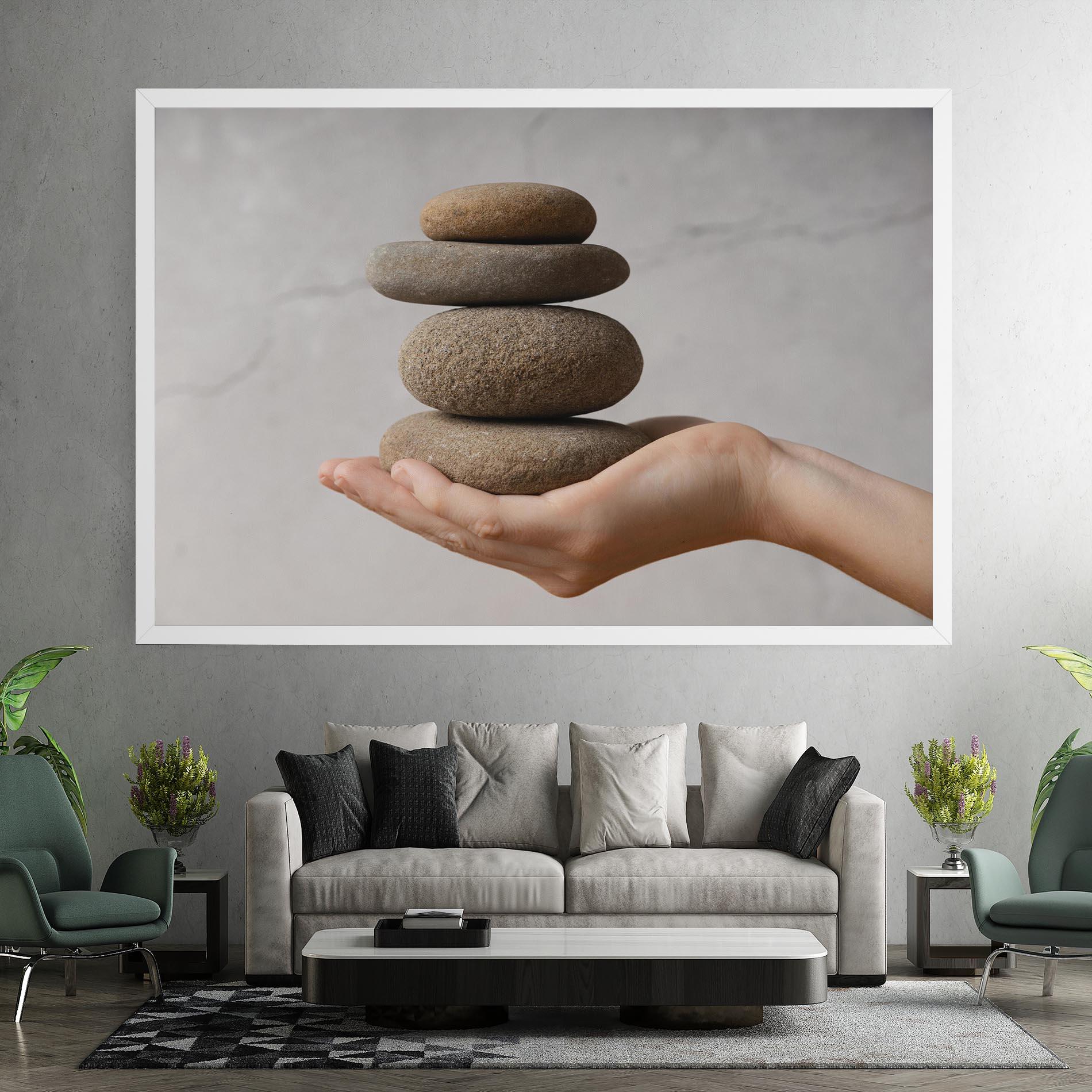 Obraz na Płótnie Stones Meditation mockup 7