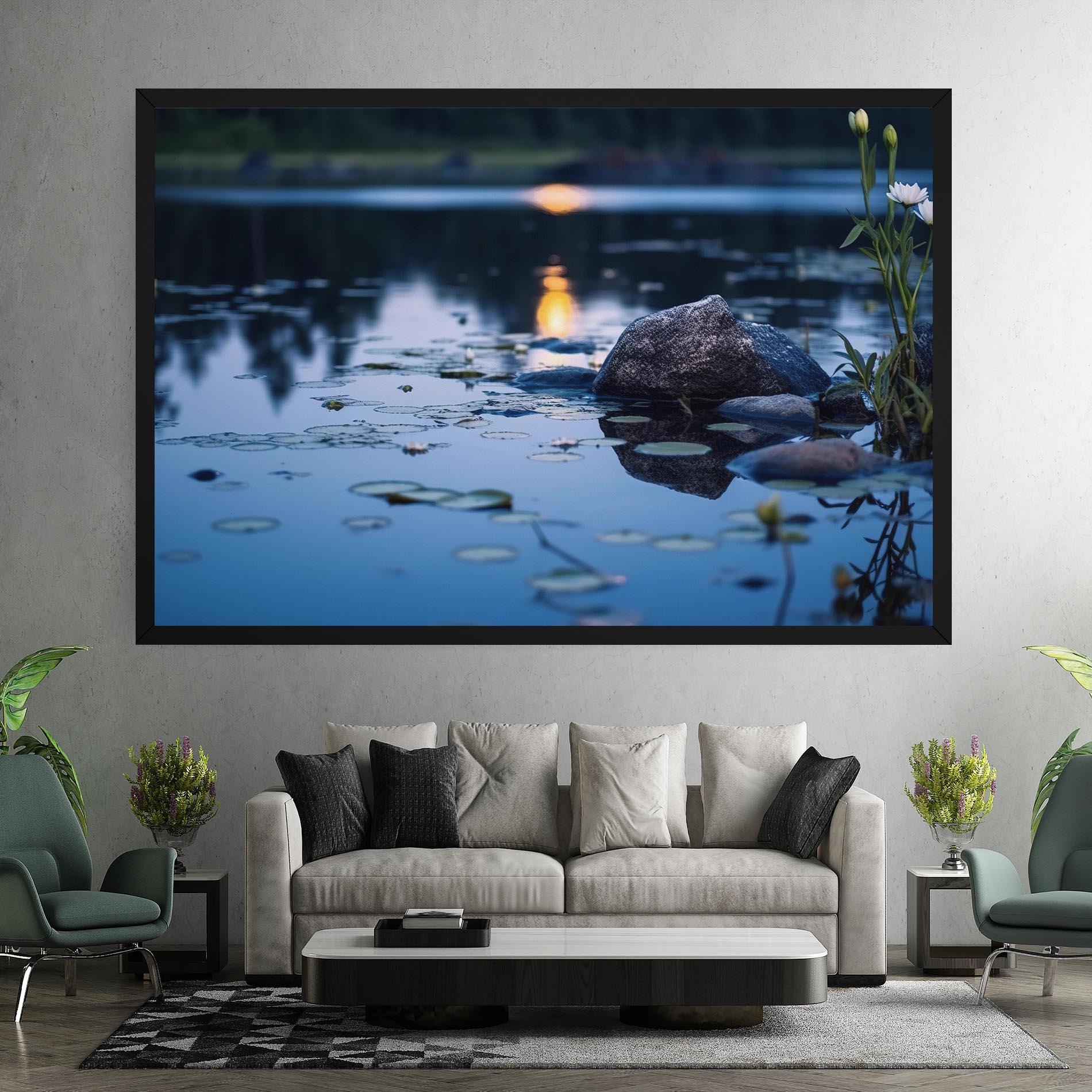 Obraz na Płótnie Water Stones mockup 7