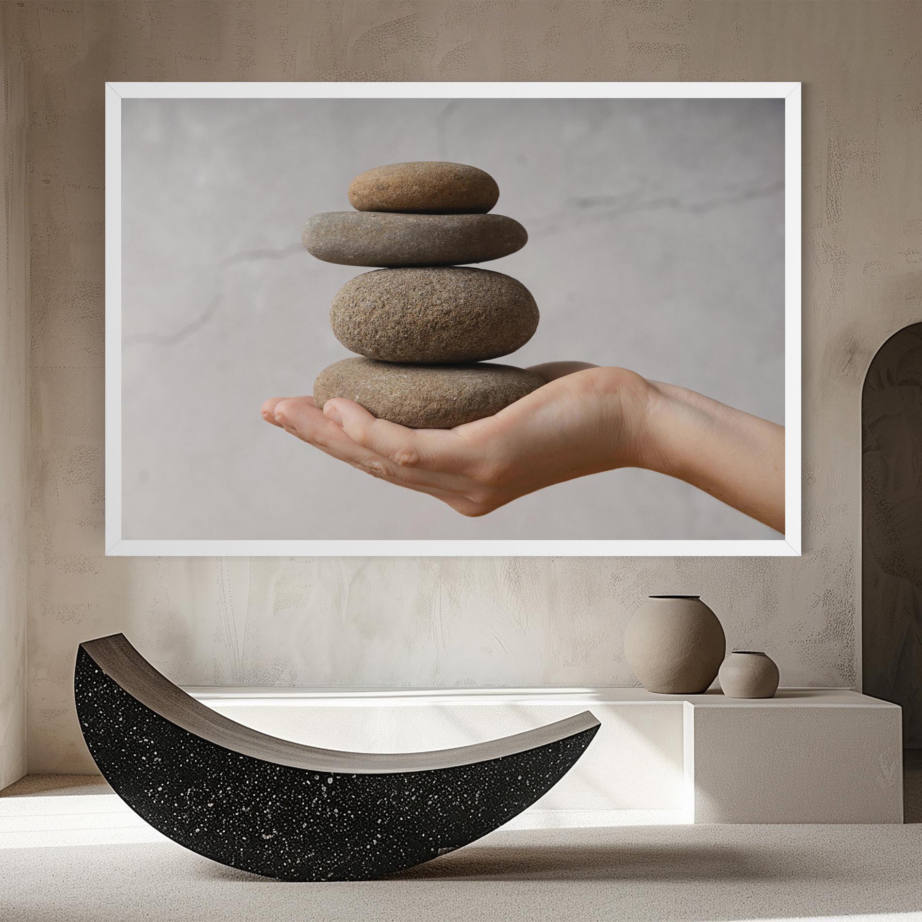 Obraz na Płótnie Stones Meditation mockup 8