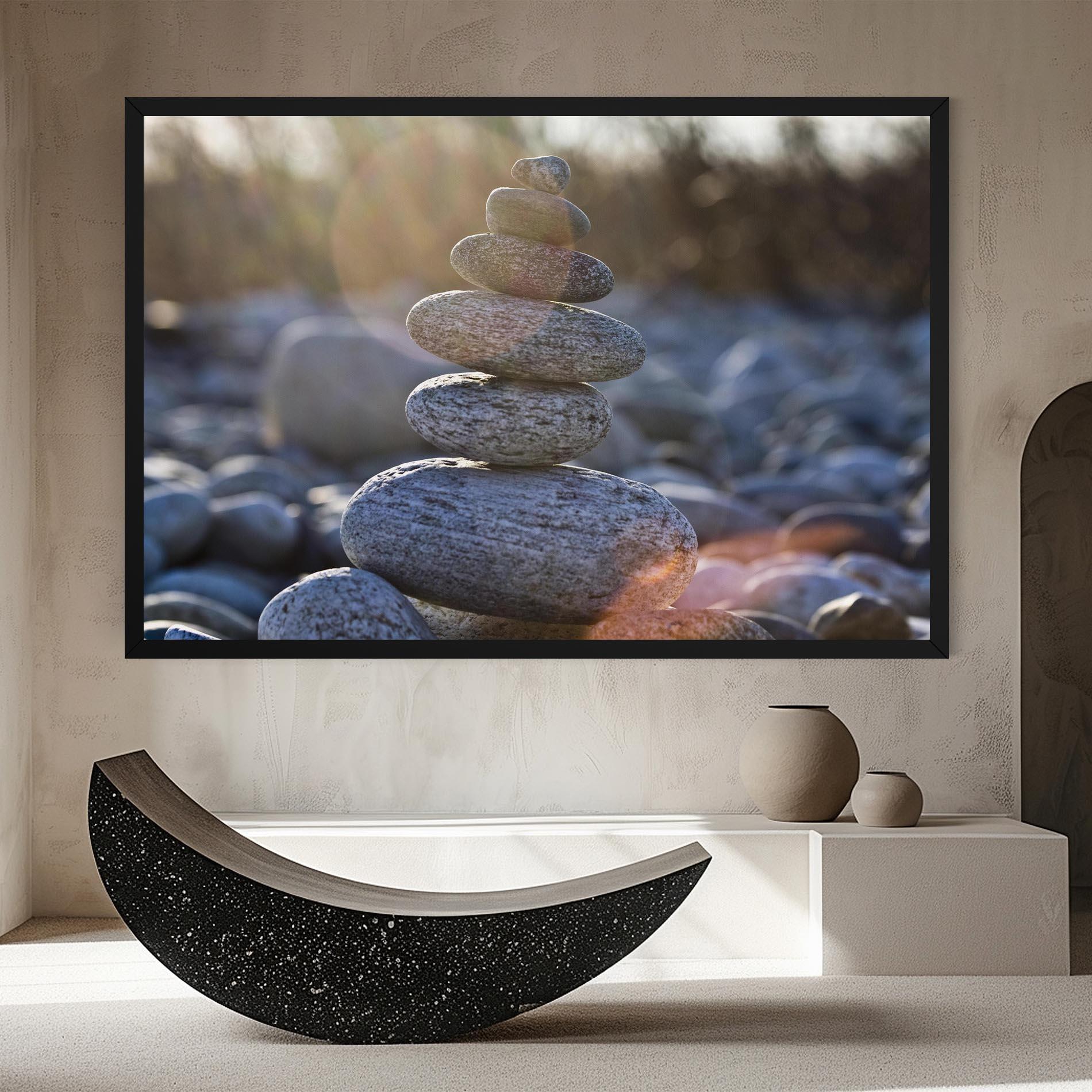 Obraz na Płótnie Closeup Shot Rocks mockup 8