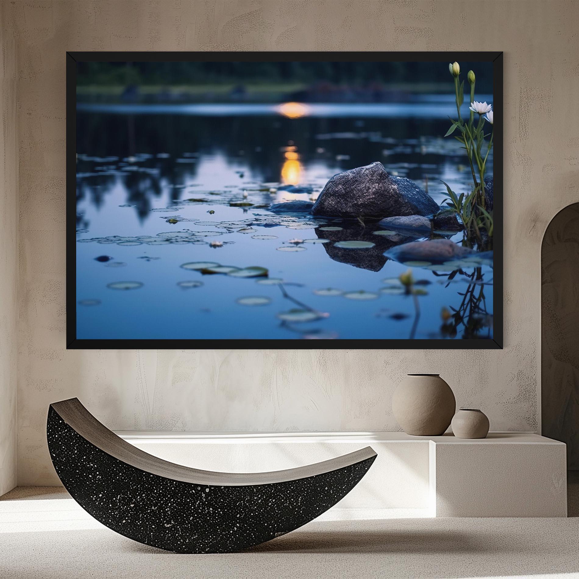 Obraz na Płótnie Water Stones mockup 8