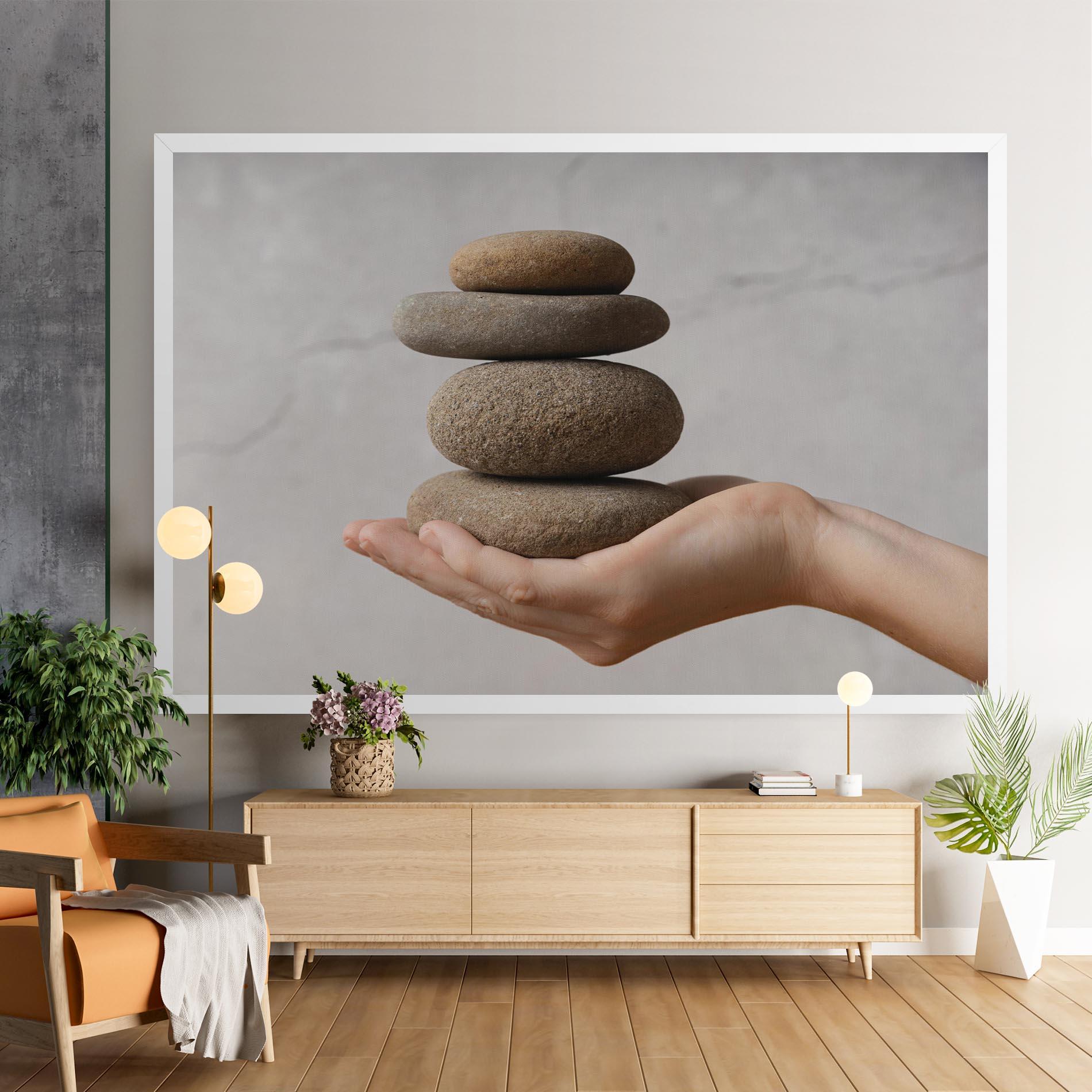 Obraz na Płótnie Stones Meditation mockup 9