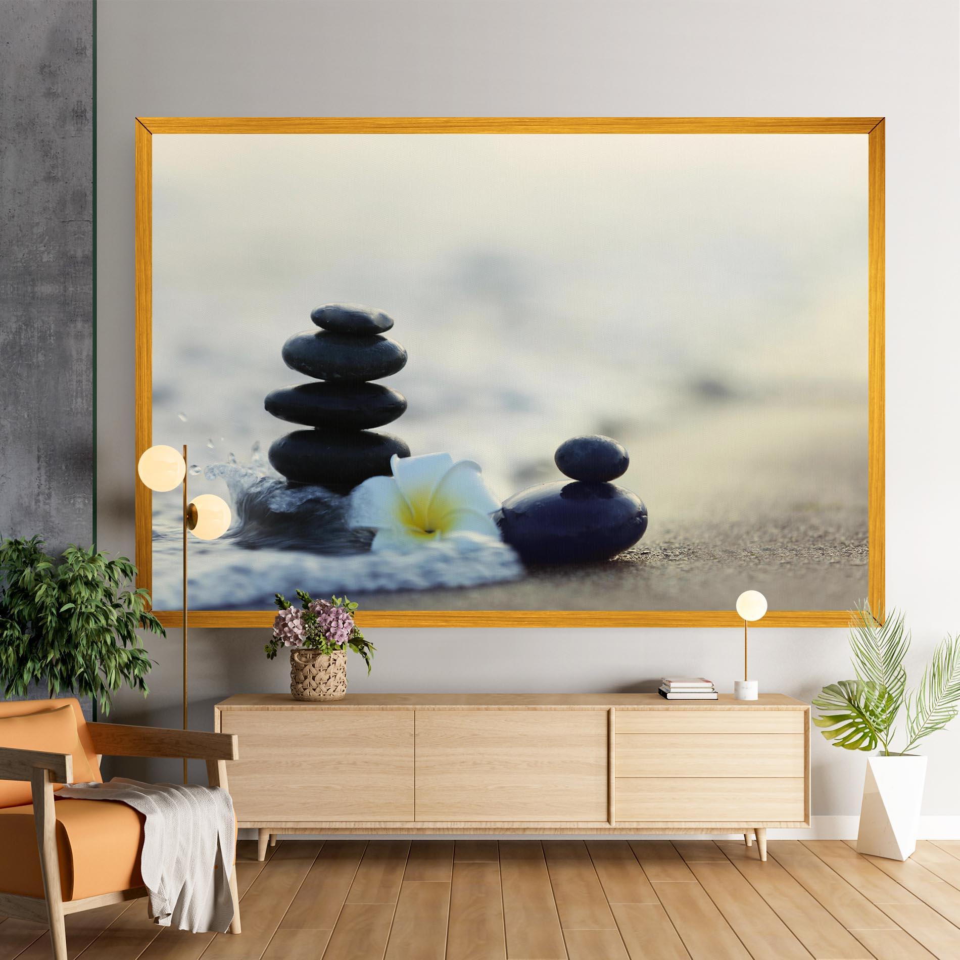 Obraz na Płótnie Flower Sea Flower mockup 9