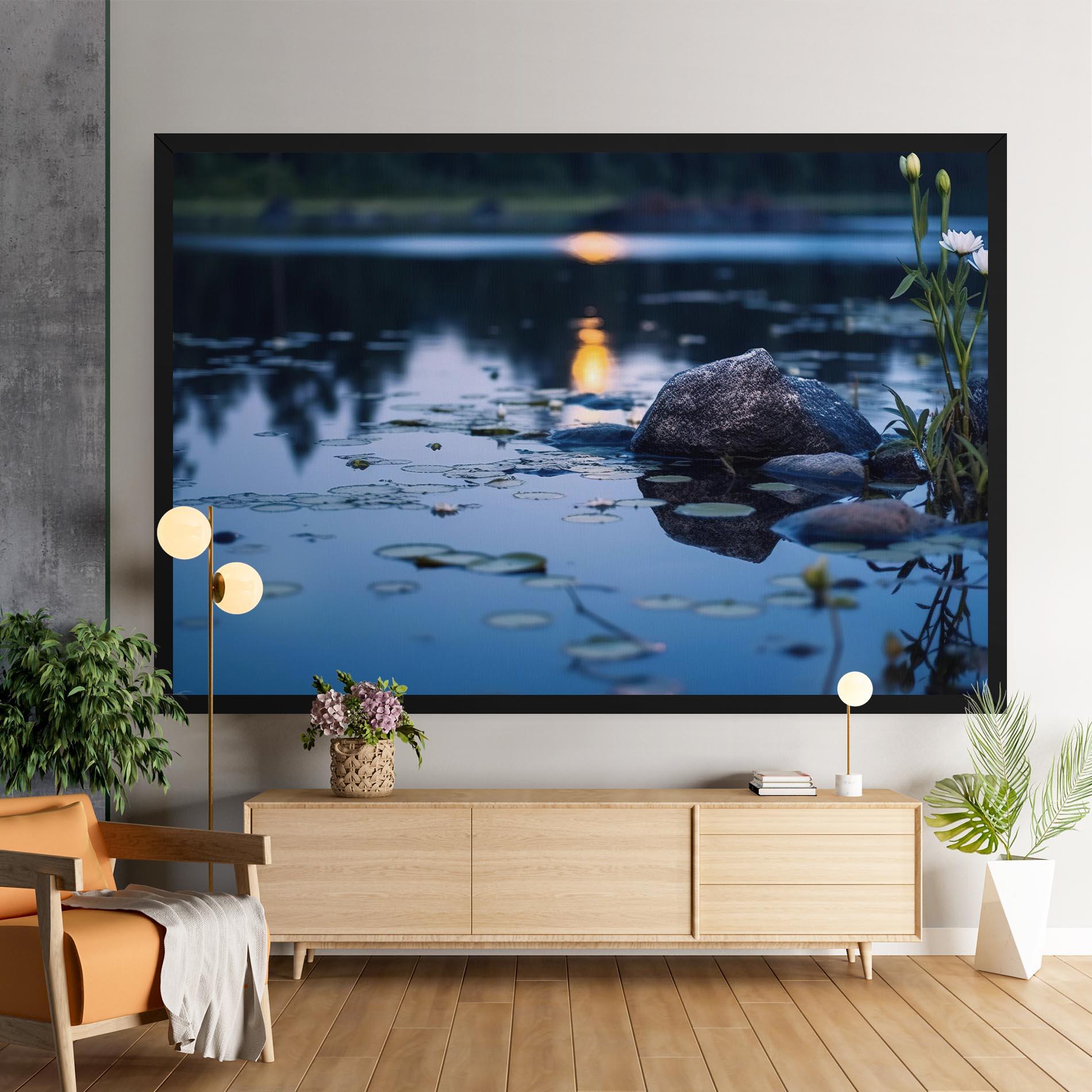 Obraz na Płótnie Water Stones mockup 9