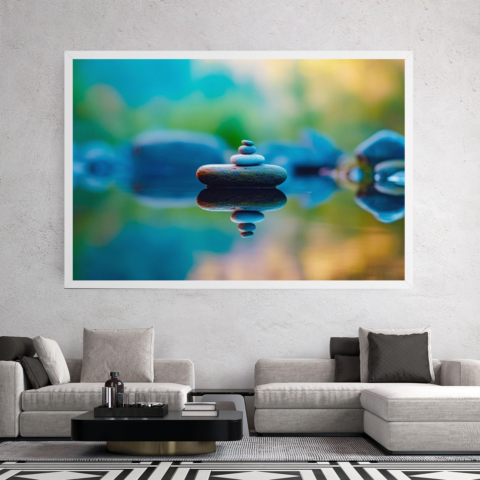 Obraz na Płótnie Pile Rocks mockup 2