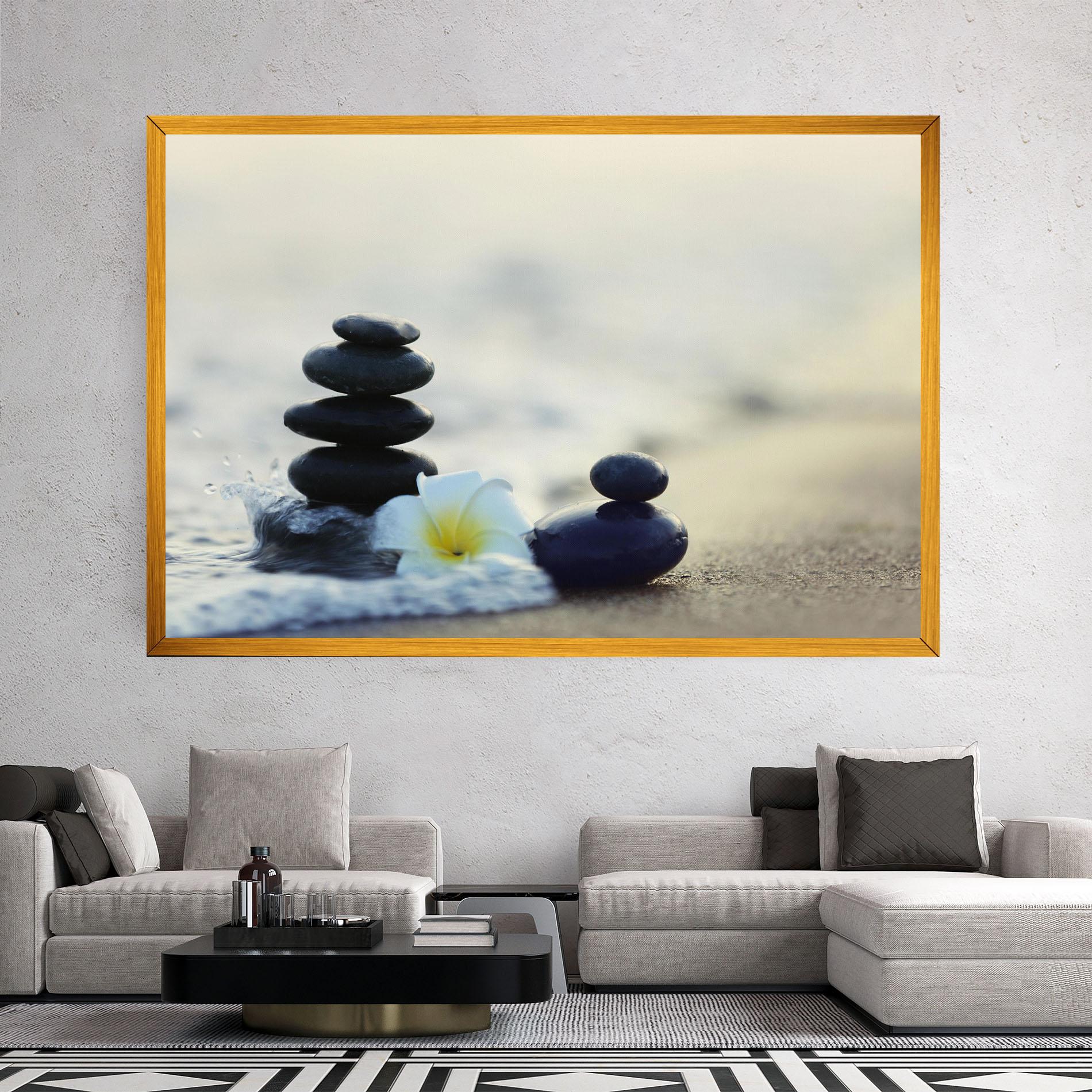 Obraz na Płótnie Flower Sea Flower mockup 2