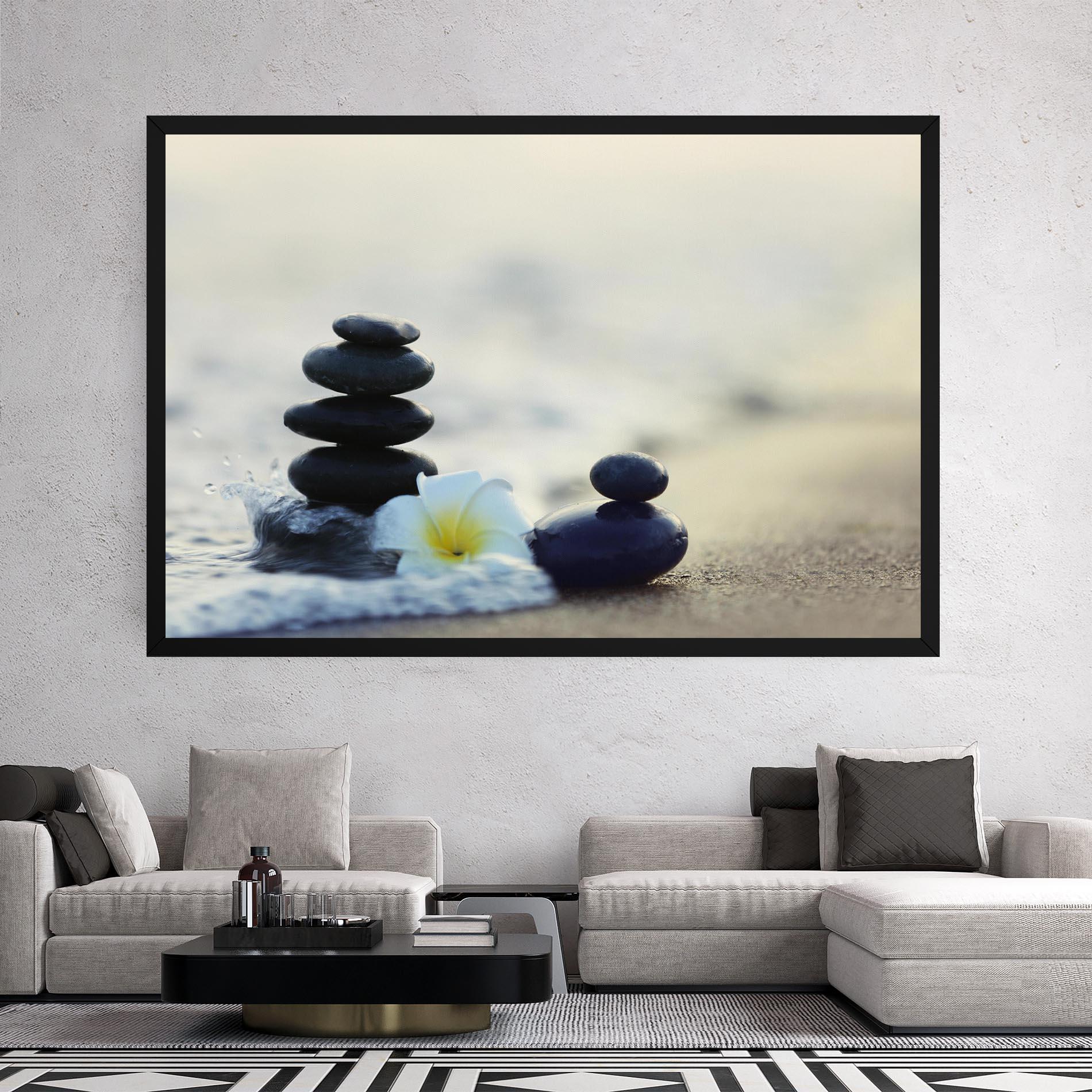 Obraz na Płótnie Flower Sea Flower mockup 2