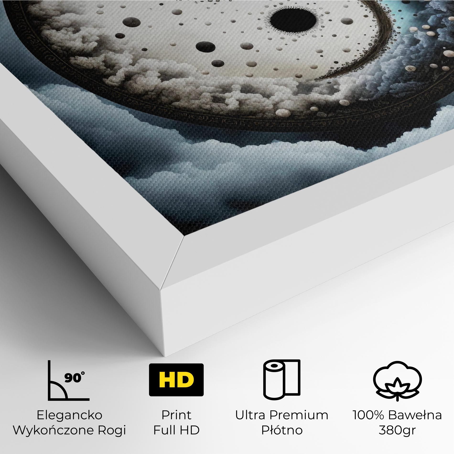 Black Blue Yinyang mockup 4