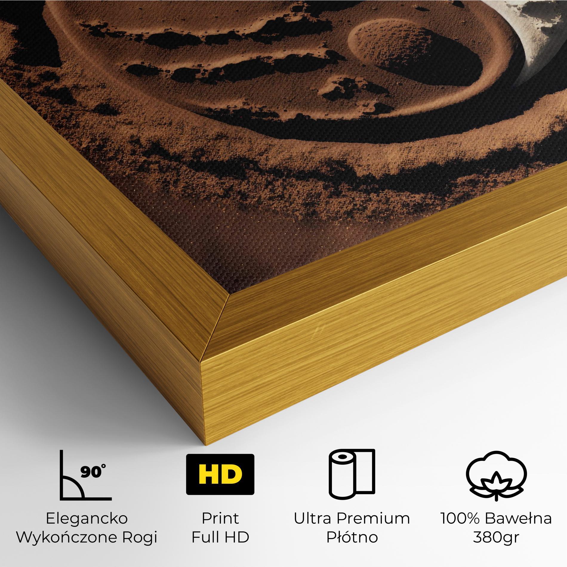 Obraz na Płótnie Earth Yinyang mockup 4