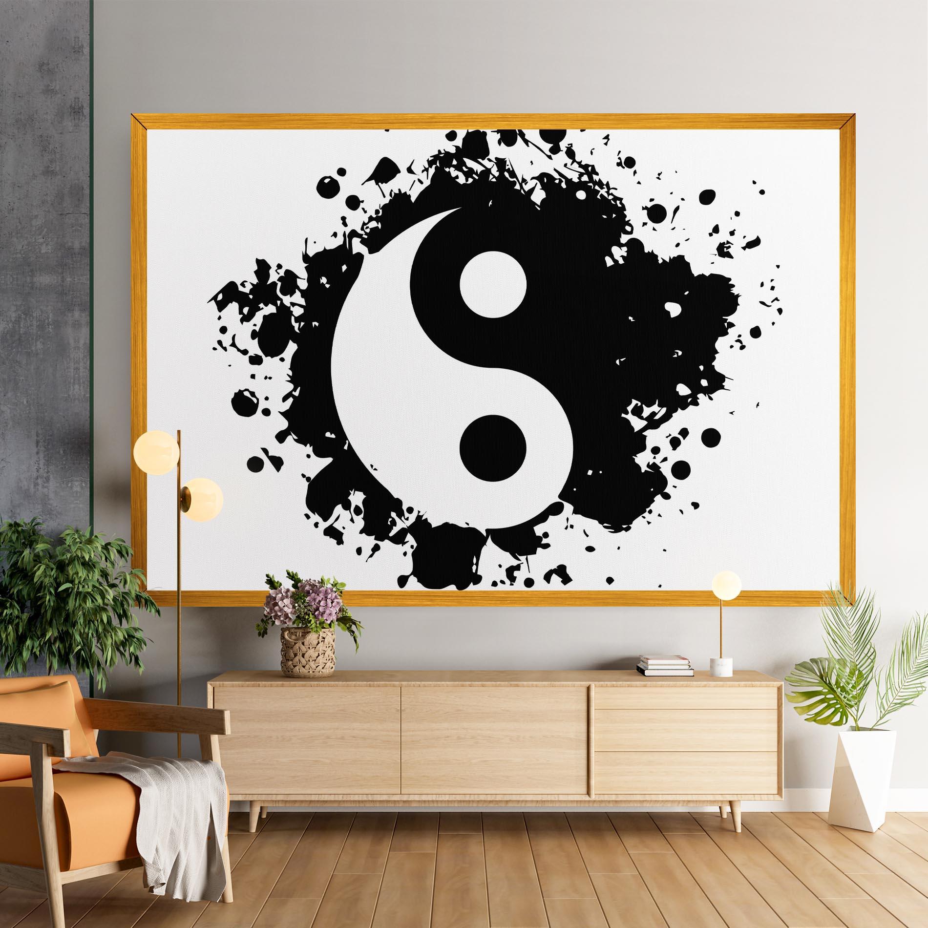 Obraz na Płótnie Yinyang Harmony mockup 9