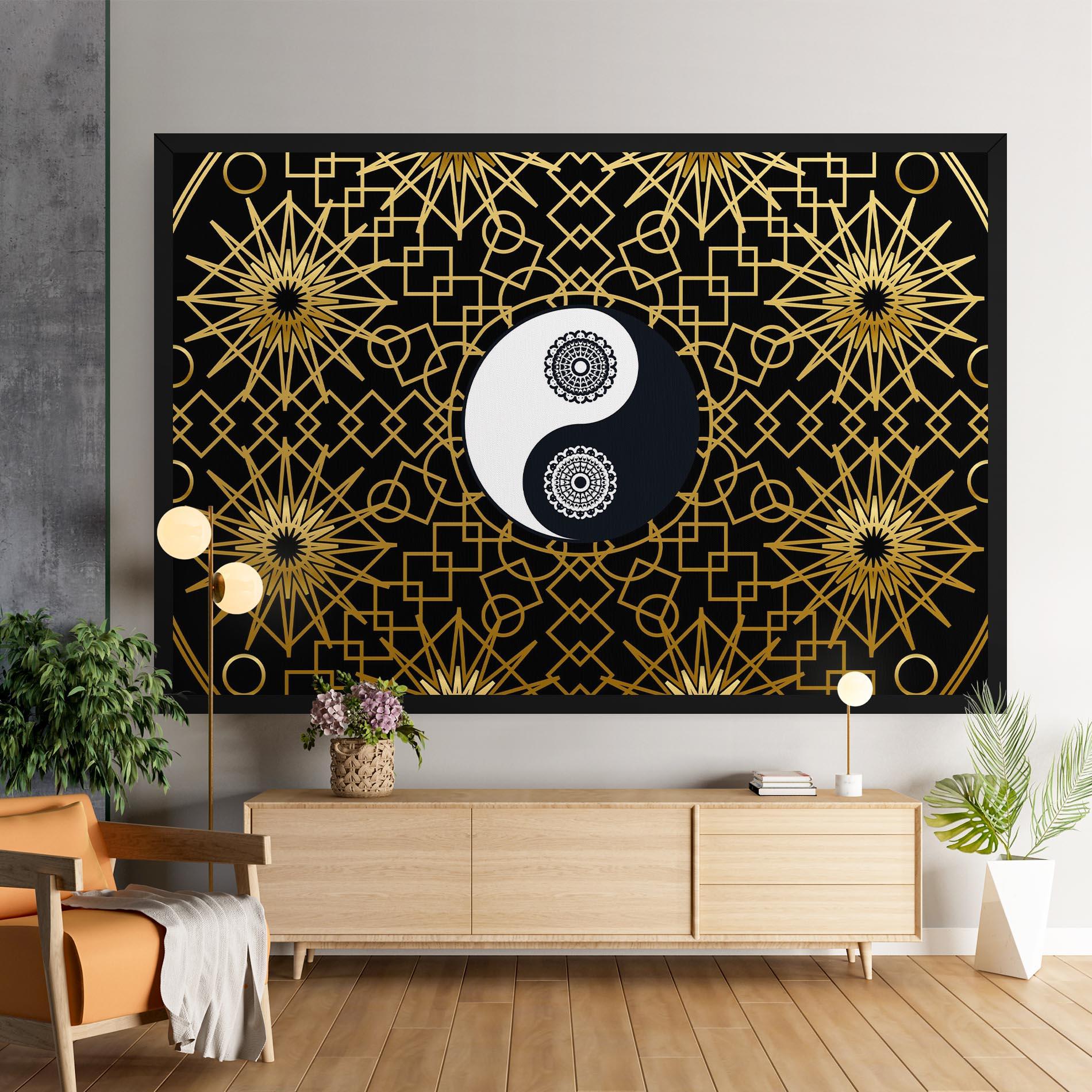 Obraz na Płótnie Meditation Yin Yang mockup 9