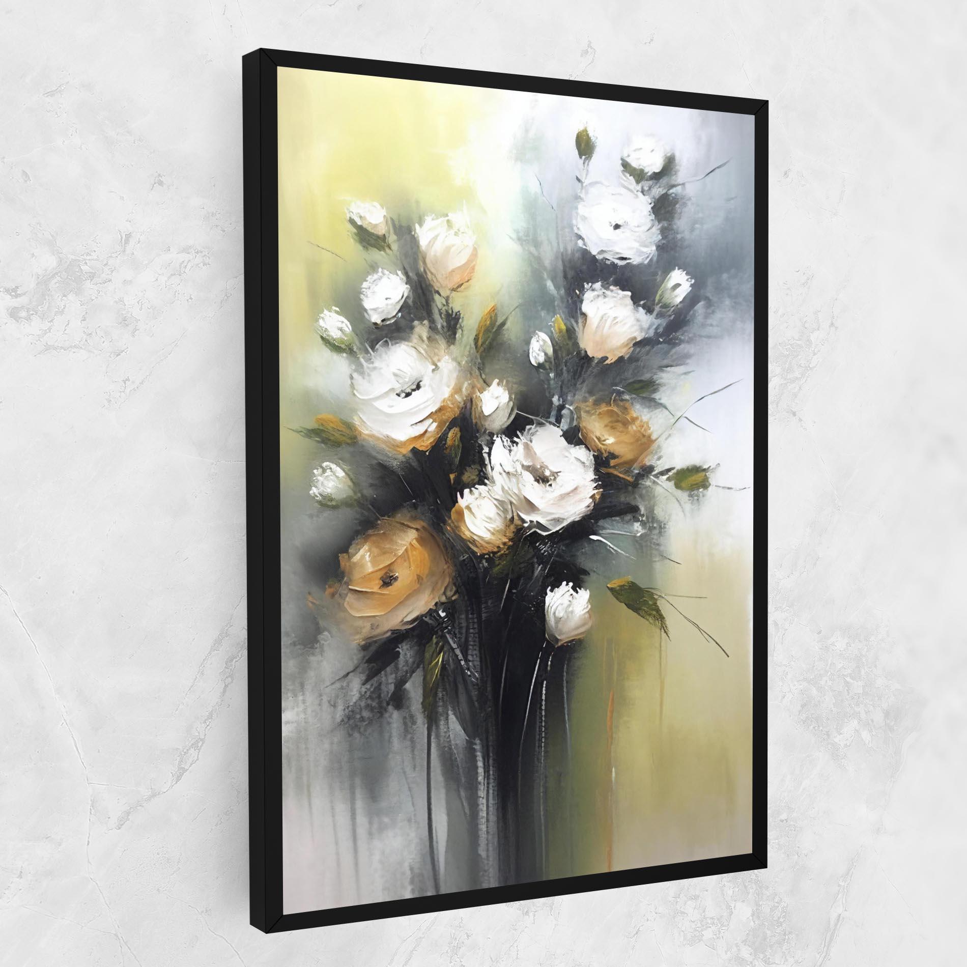 Obraz na Płótnie Bouquet Painting mockup 1