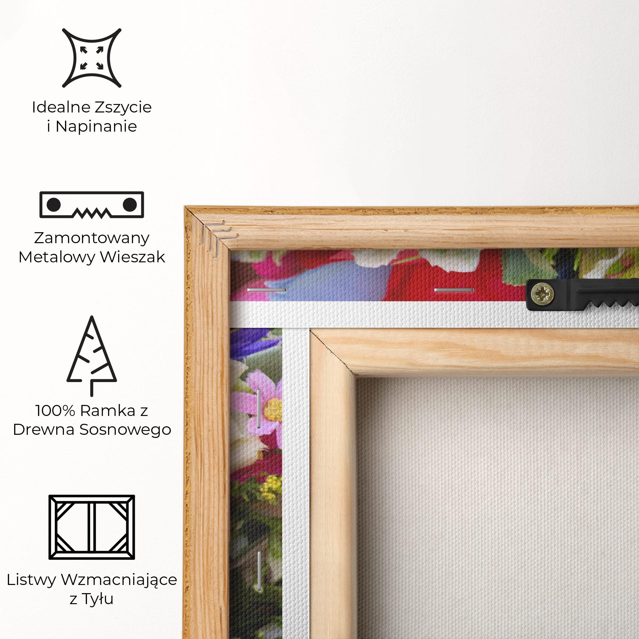 Obraz na Płótnie Mixed Roses Bouquet mockup 5