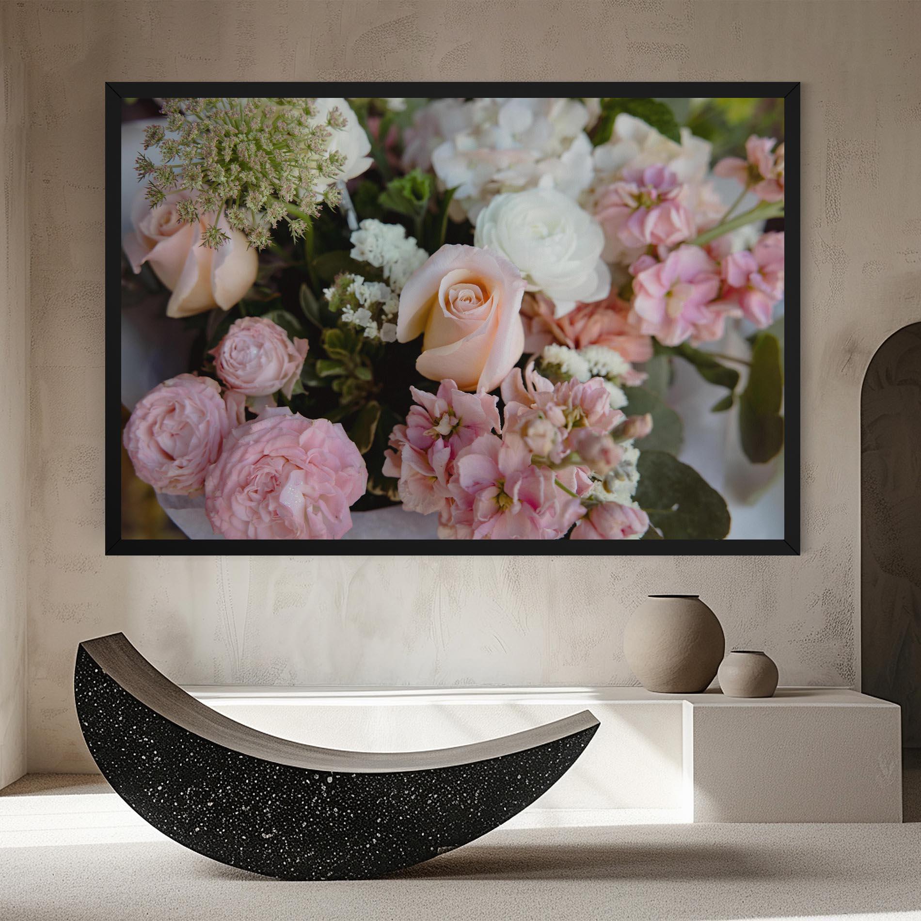 Obraz na Płótnie Beautiful Pink Pastel mockup 8