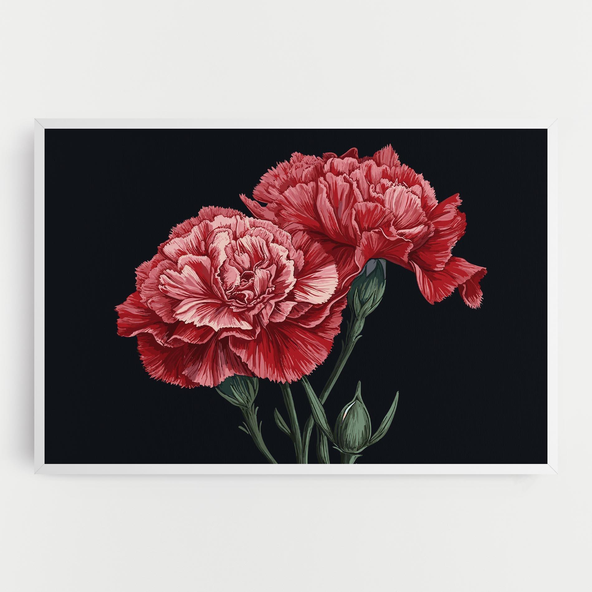 Obraz na Płótnie Beautiful Peony mockup 0