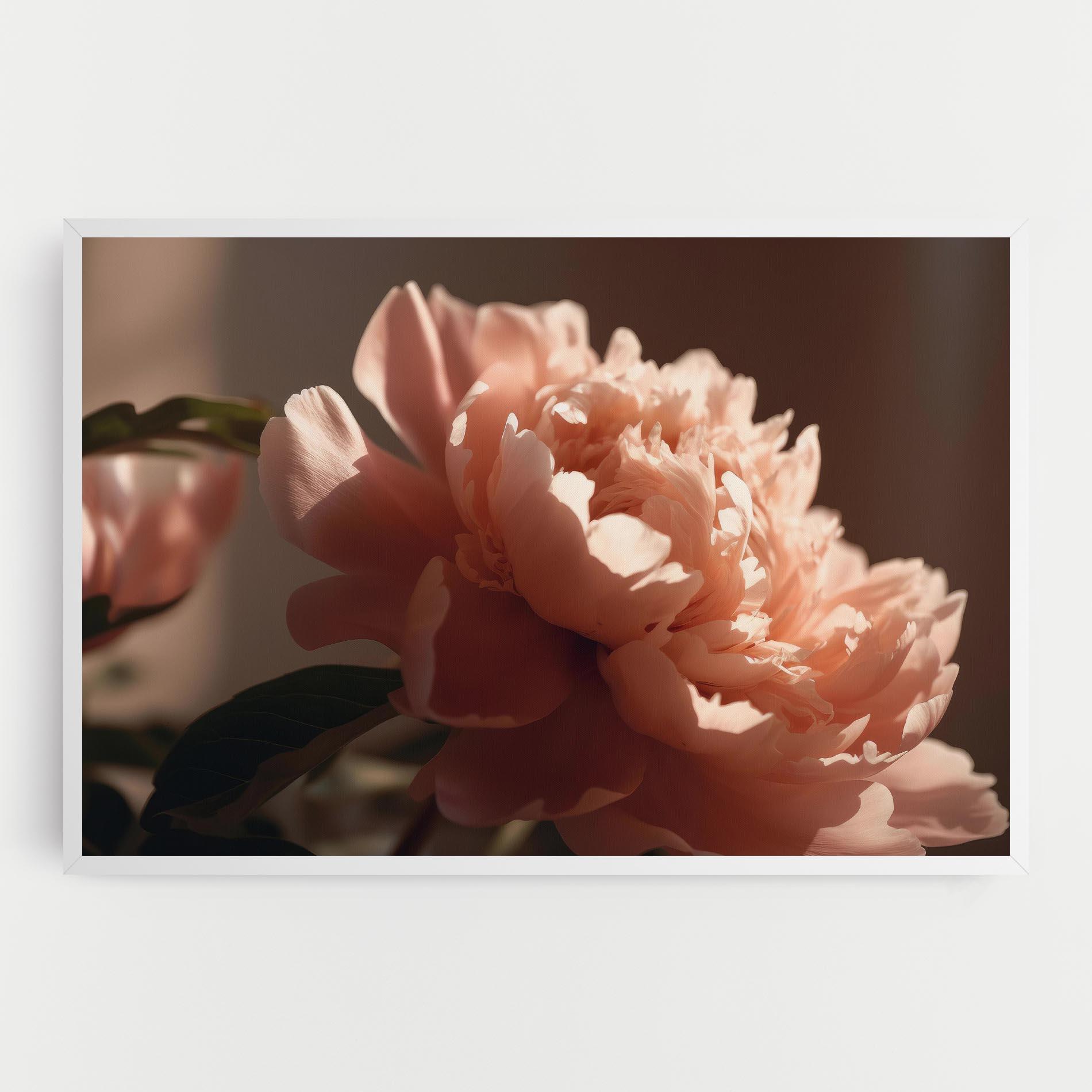 Obraz na Płótnie Light Orange Peony View mockup 0