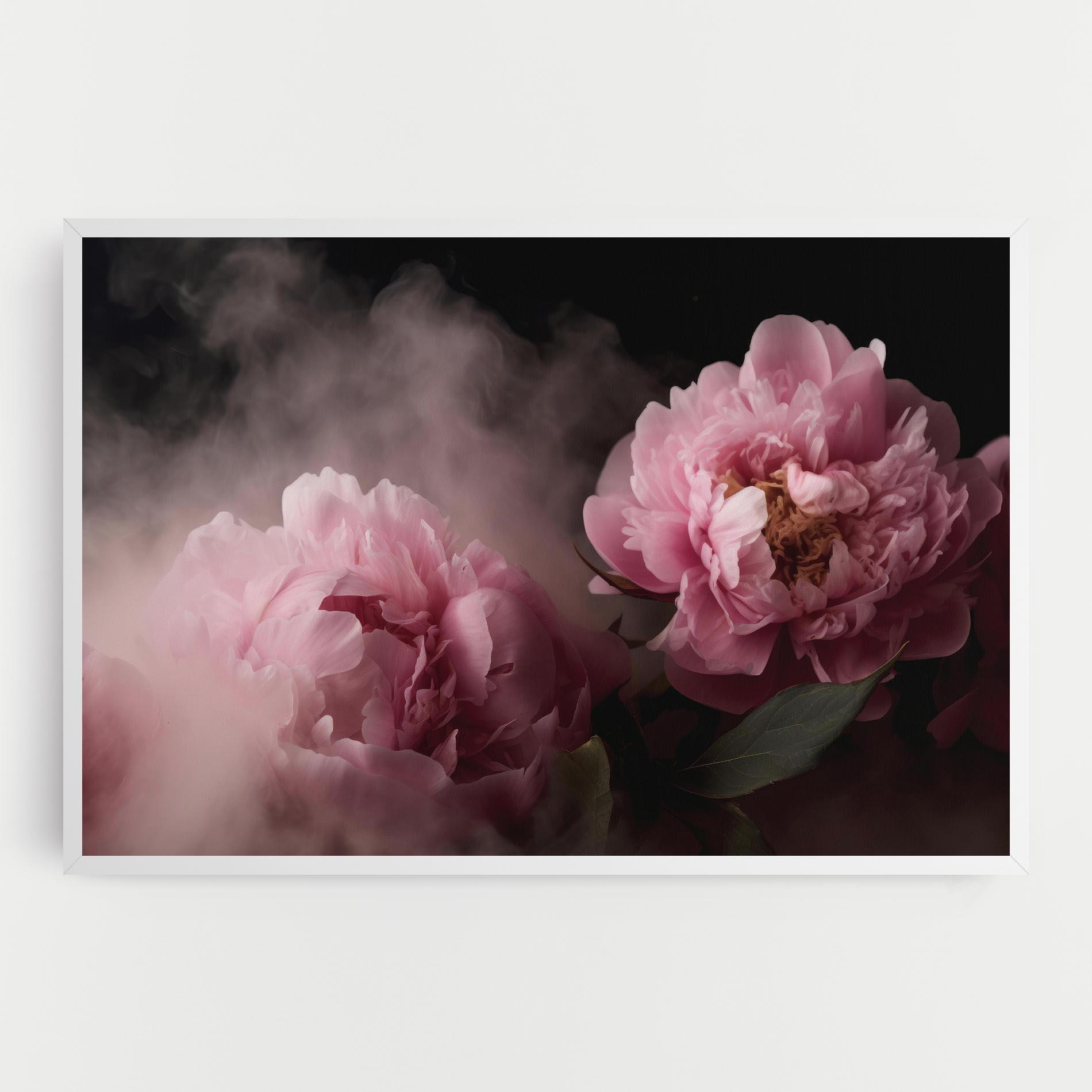 Obraz na Płótnie Peony In Smoke mockup 0