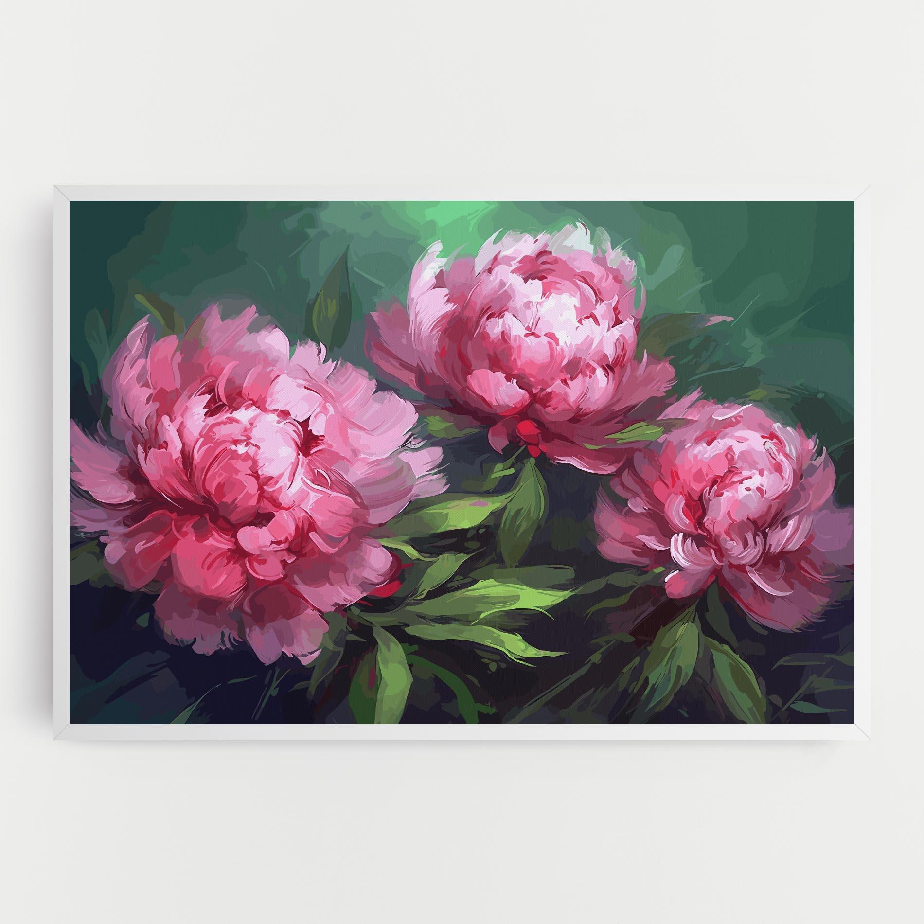 Obraz na Płótnie Pretty Peonies mockup 0