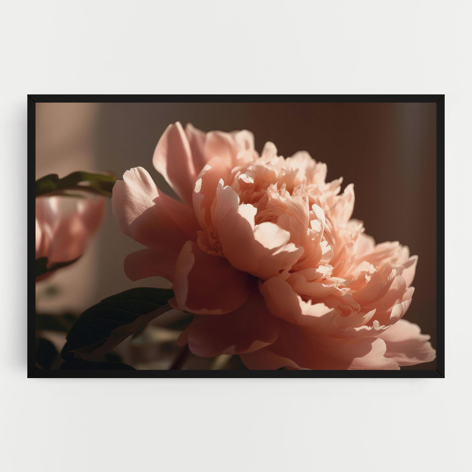 Obraz na Płótnie Light Orange Peony View mockup 0