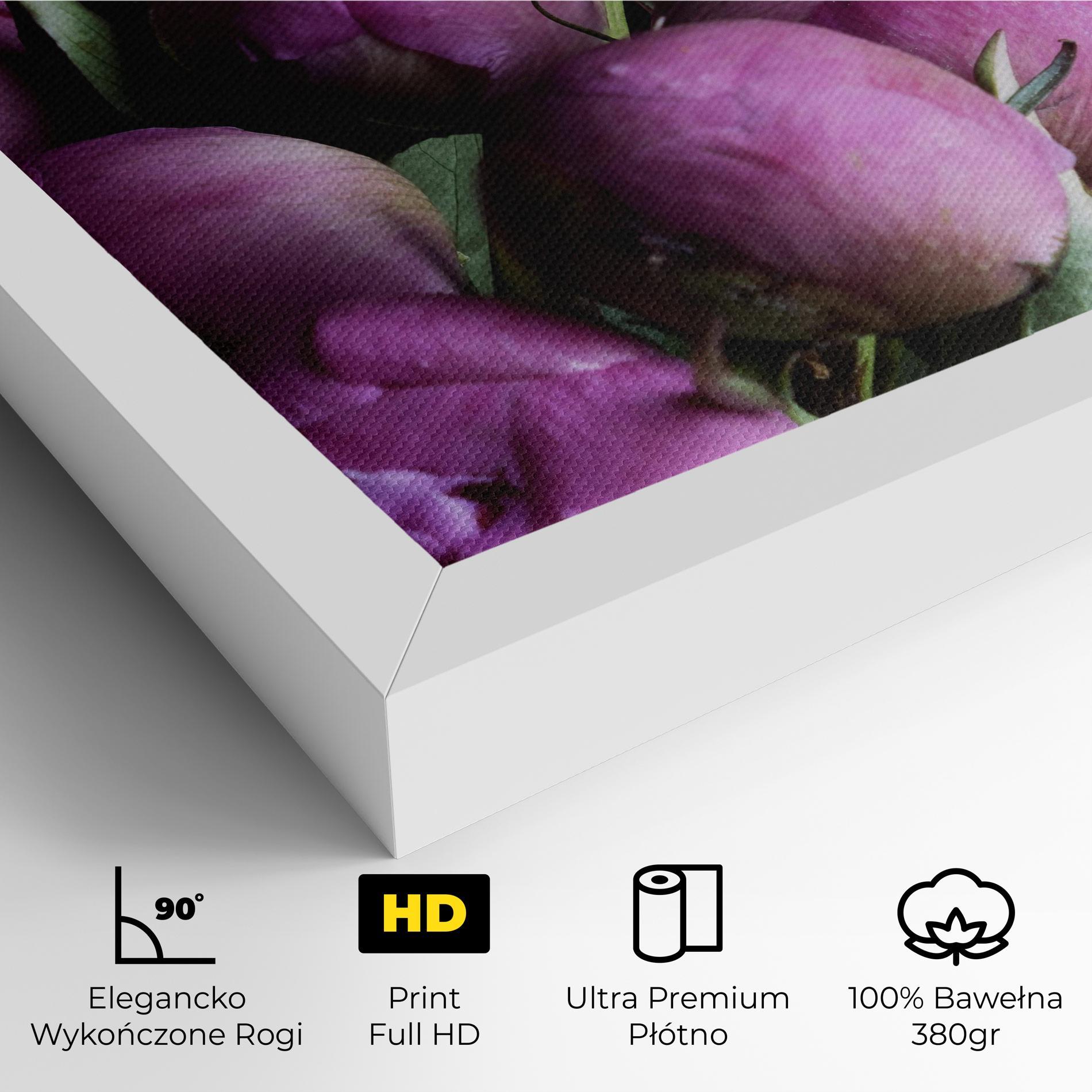 Obraz na Płótnie Peony Buds mockup 4