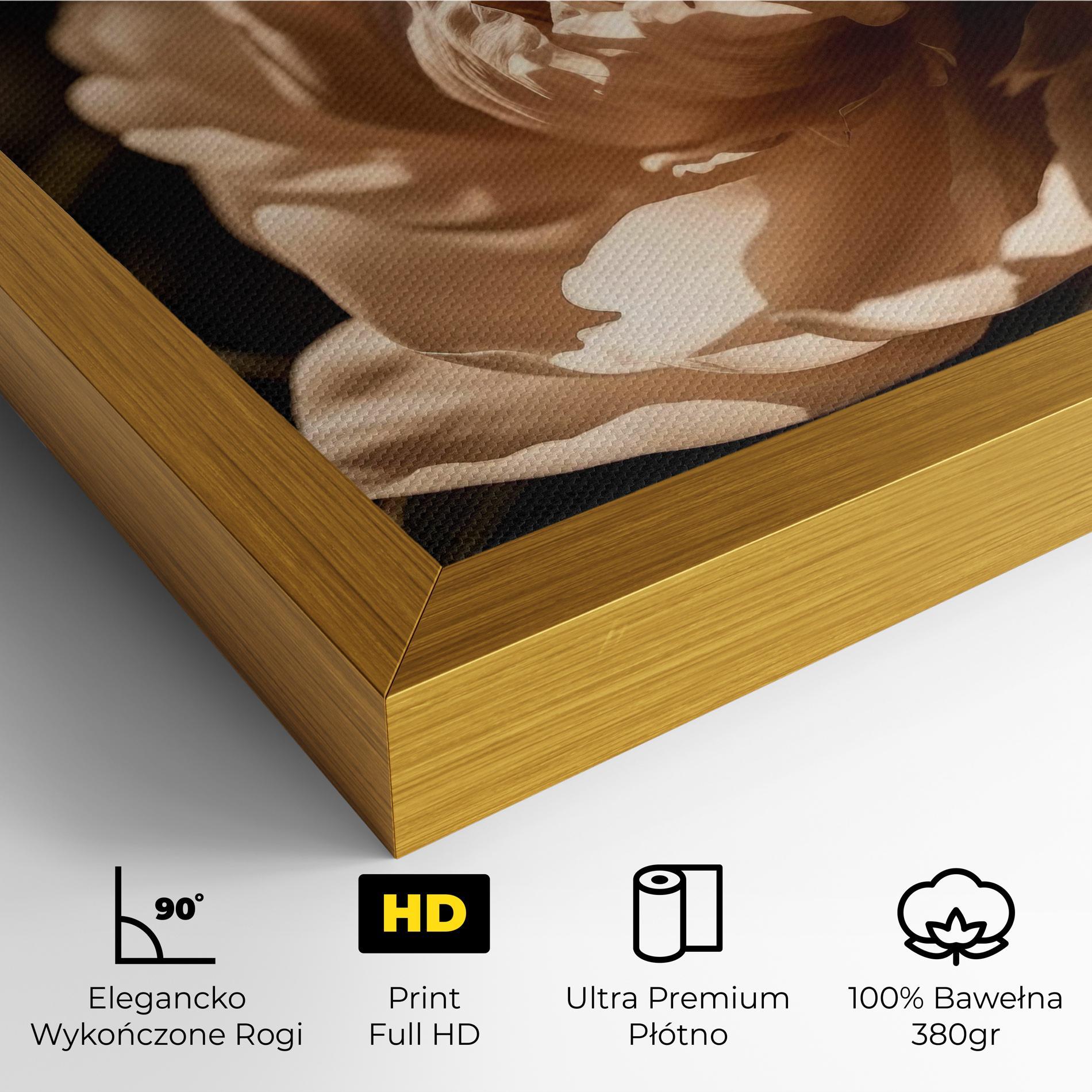 Obraz na Płótnie Cream Peony mockup 4