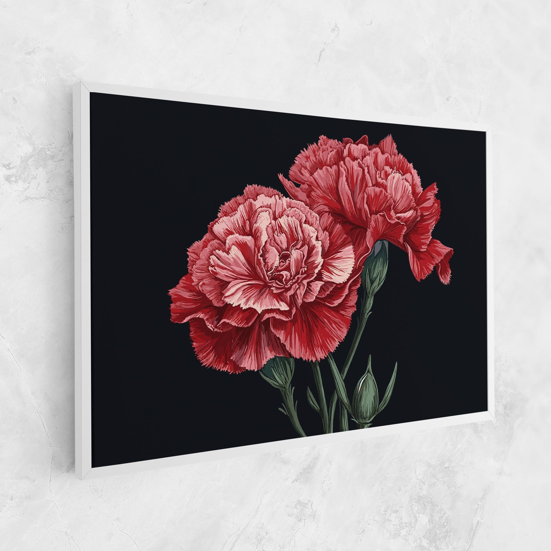 Obraz na Płótnie Beautiful Peony mockup 1