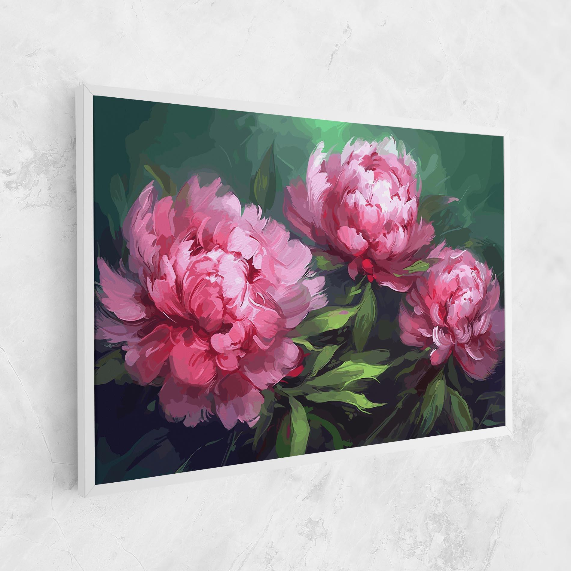 Obraz na Płótnie Pretty Peonies mockup 1