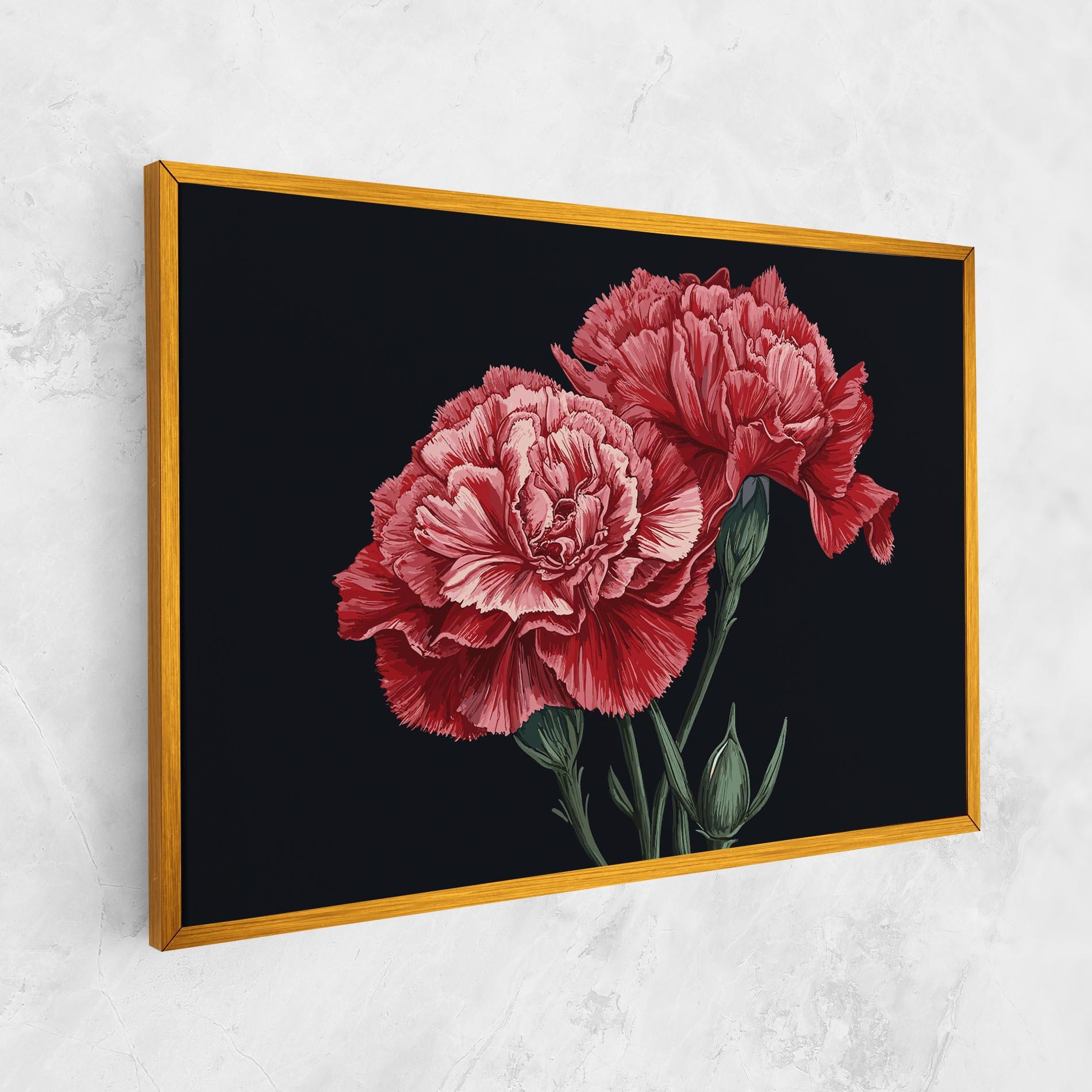 Obraz na Płótnie Beautiful Peony mockup 1