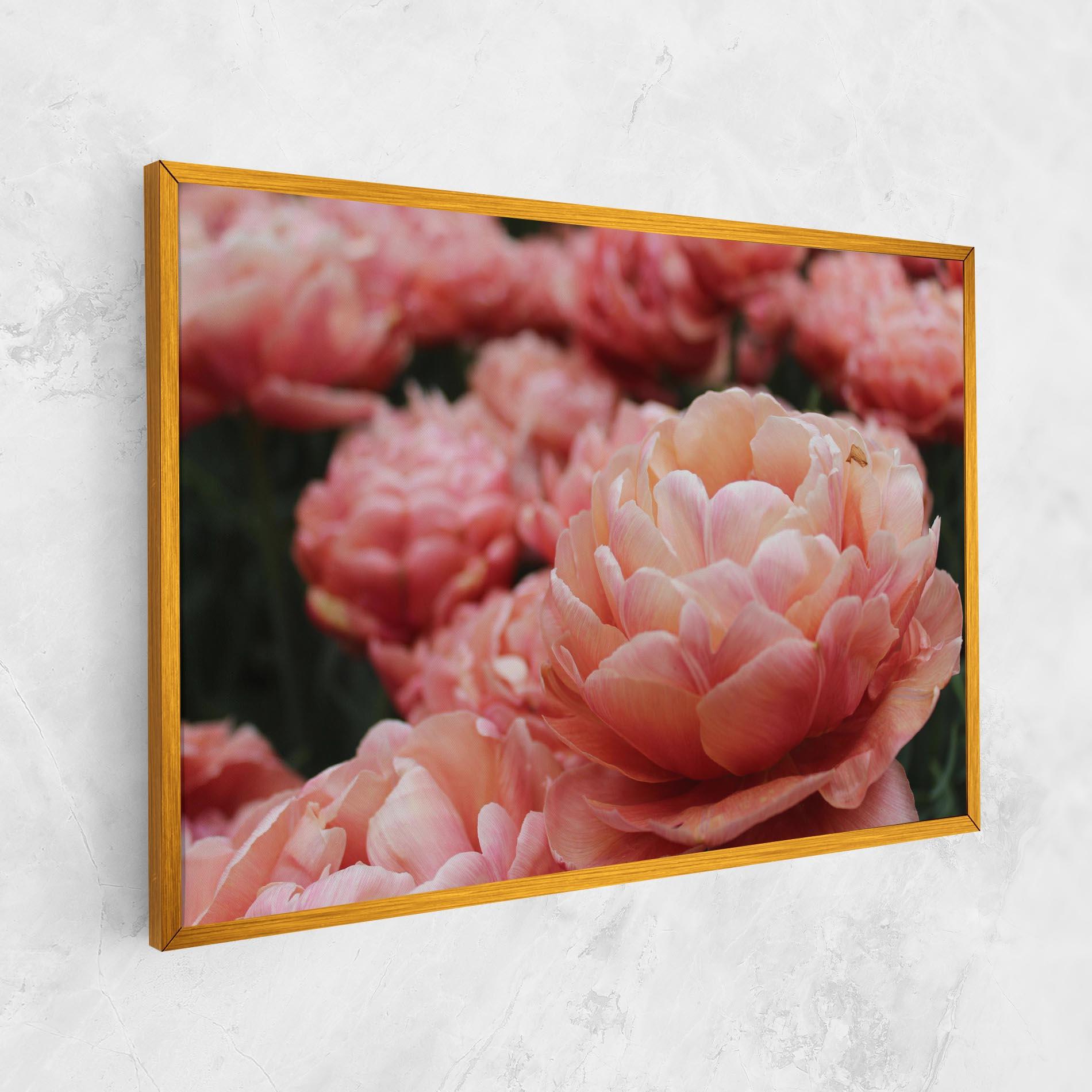 Obraz na Płótnie Light Orange Peony mockup 1