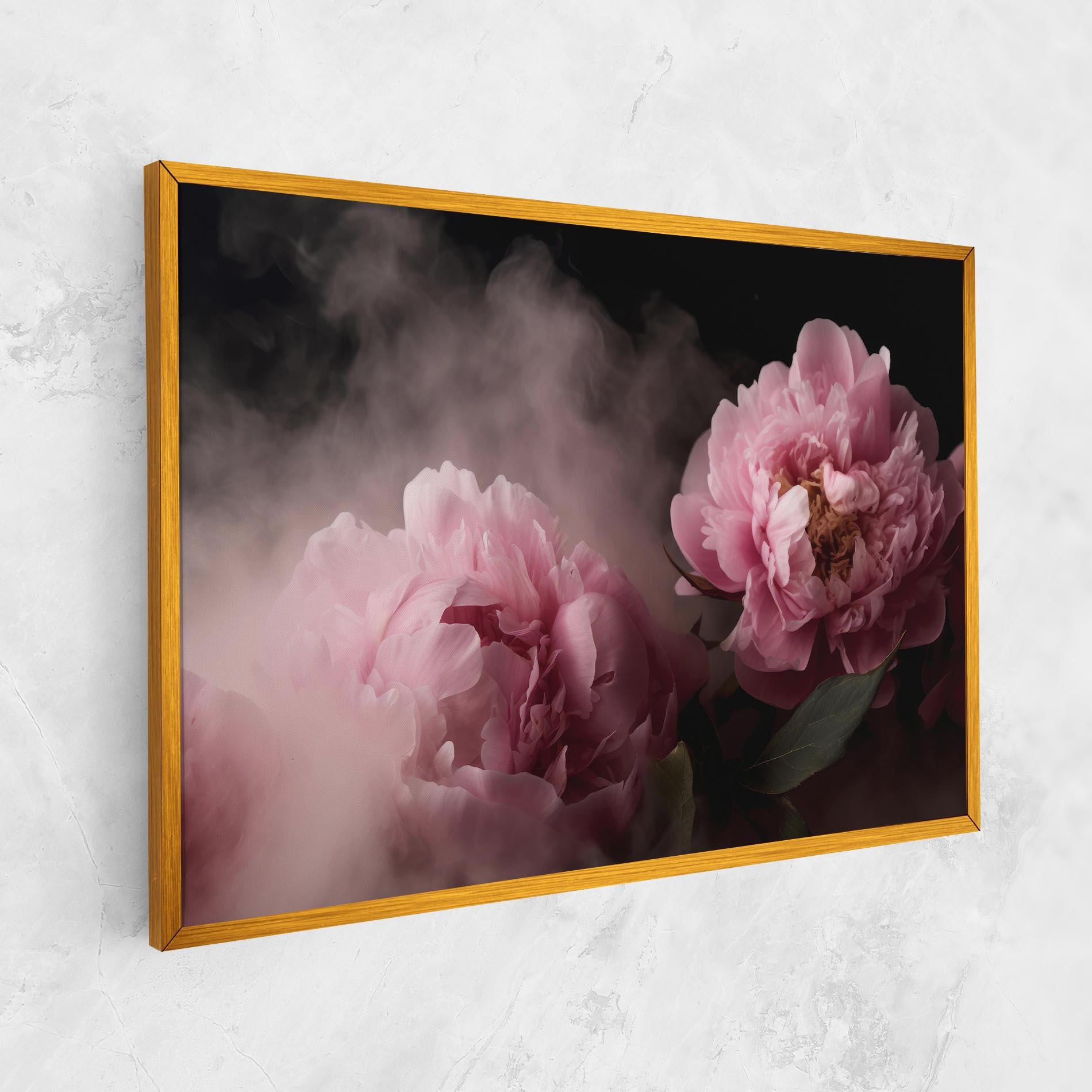 Obraz na Płótnie Peony In Smoke mockup 1