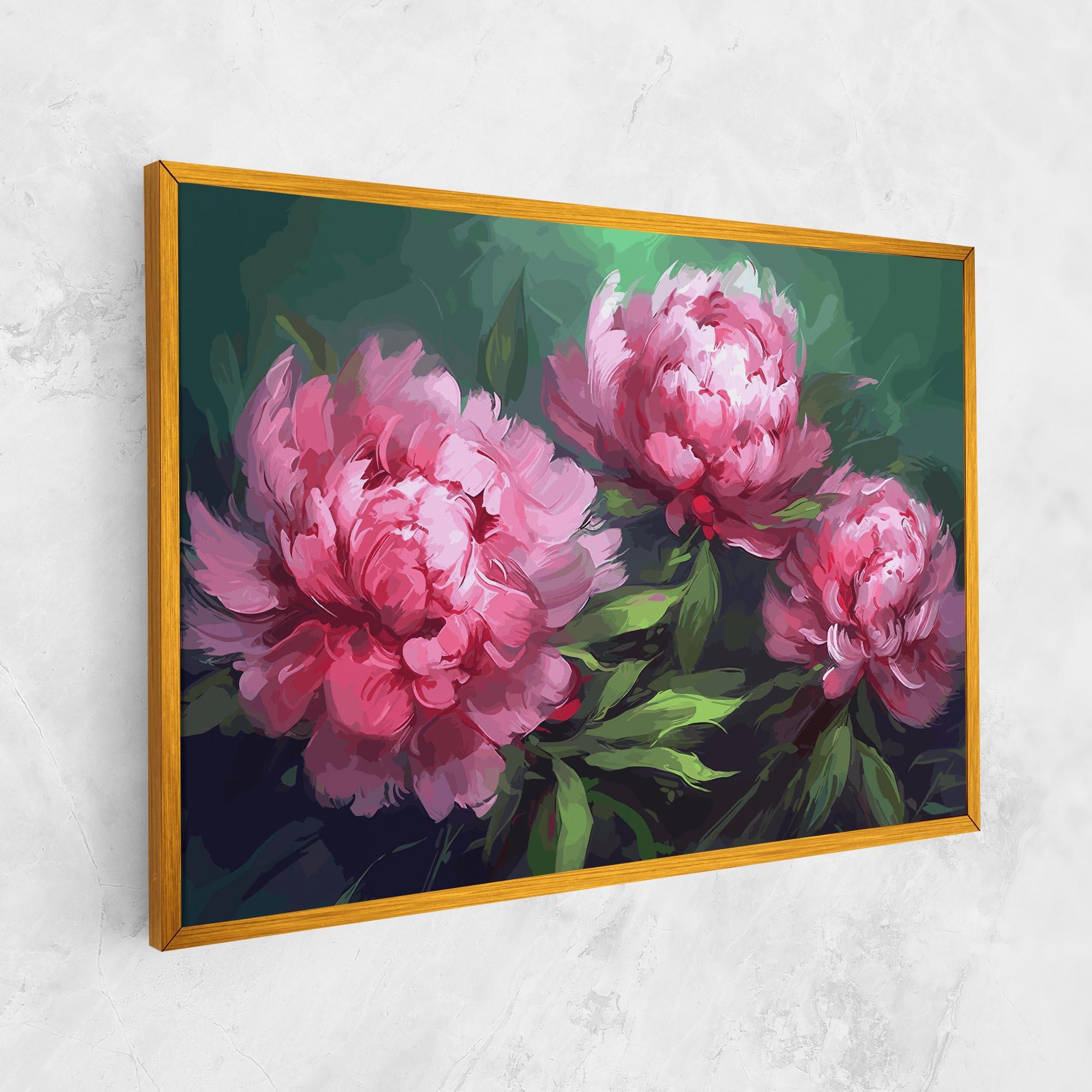 Obraz na Płótnie Pretty Peonies mockup 1