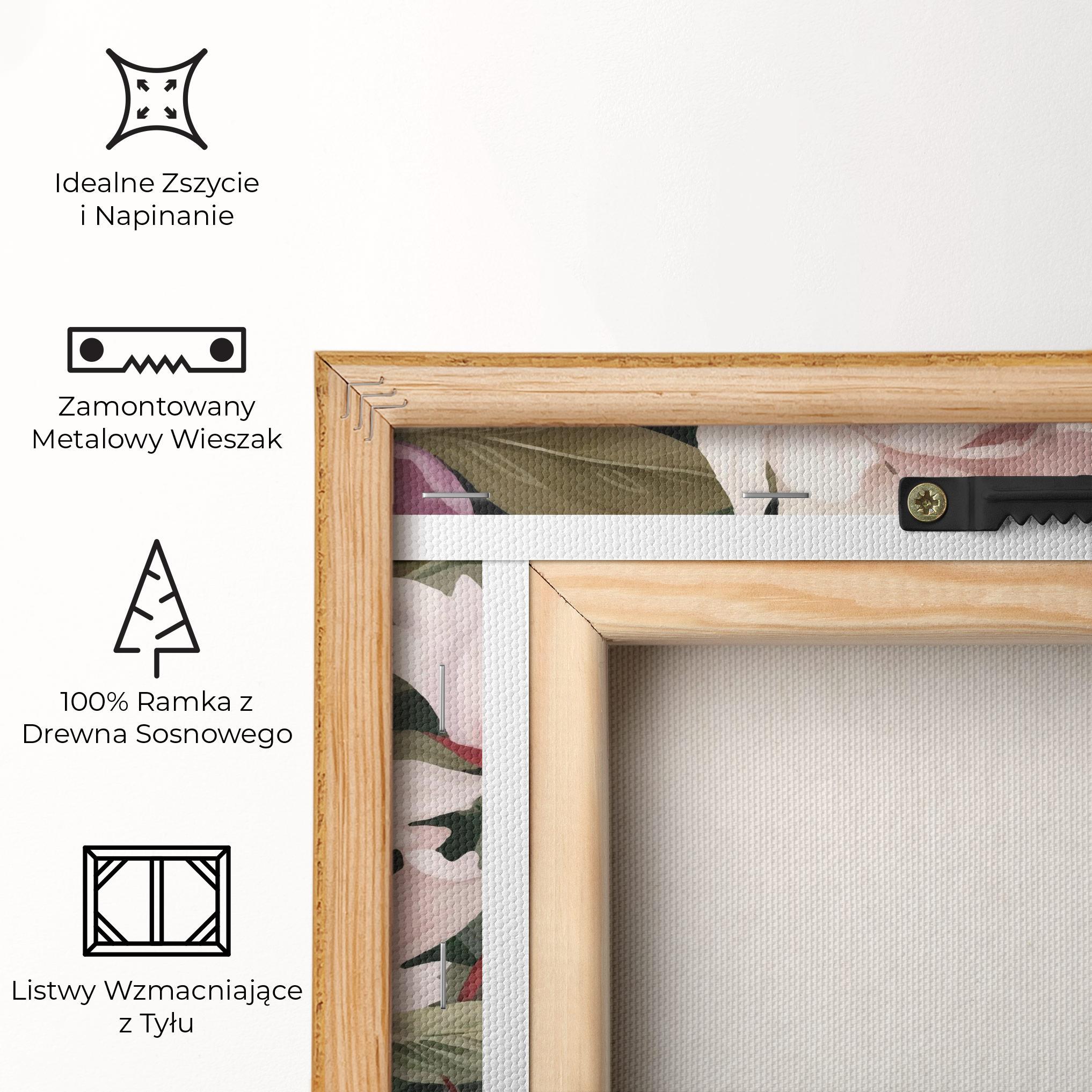 Obraz na Płótnie Light Peony Art mockup 5