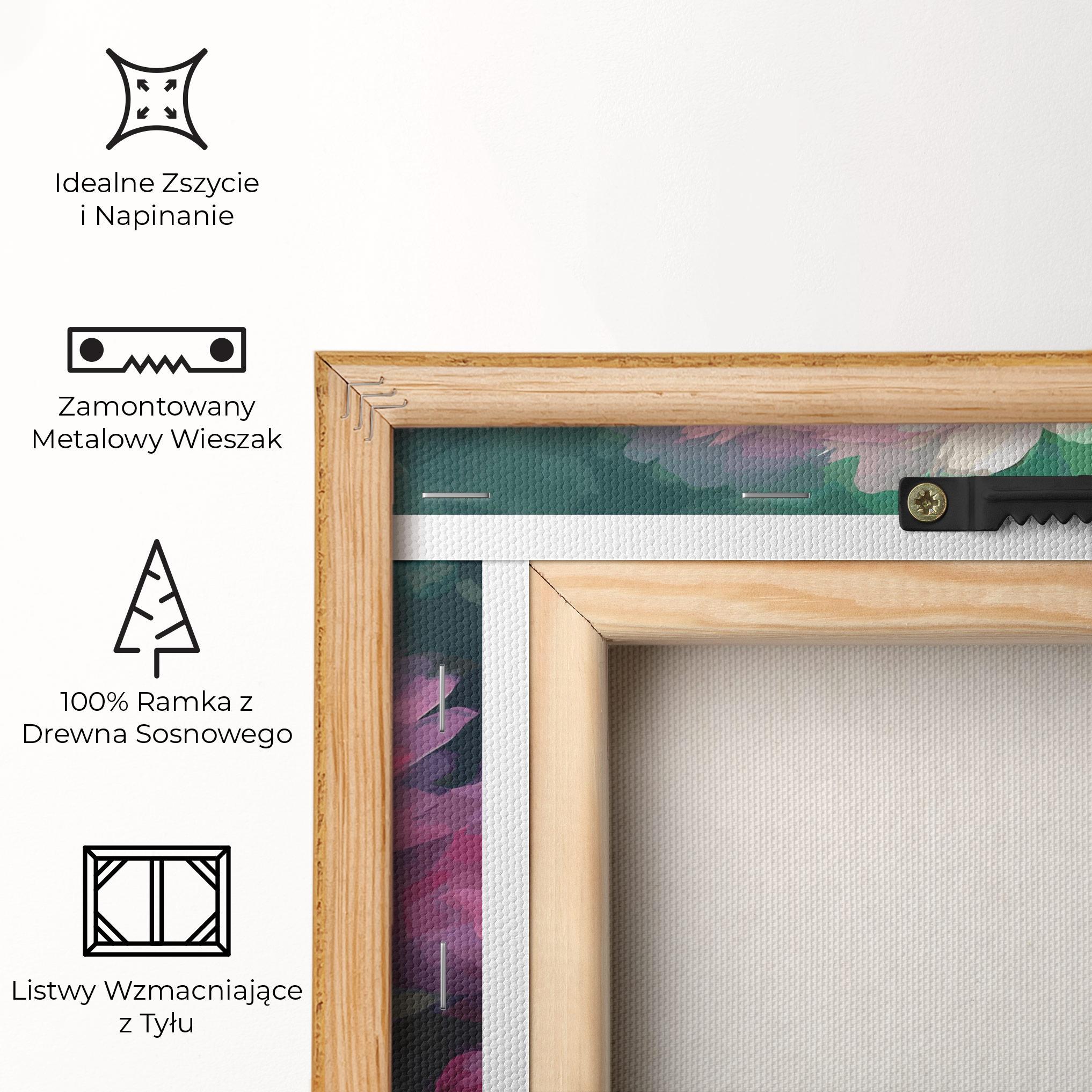 Obraz na Płótnie Pretty Peony Paint mockup 5