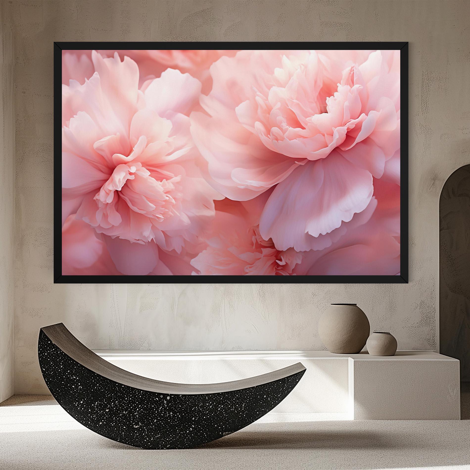 Obraz na Płótnie Close Up Dreamy Peony mockup 8