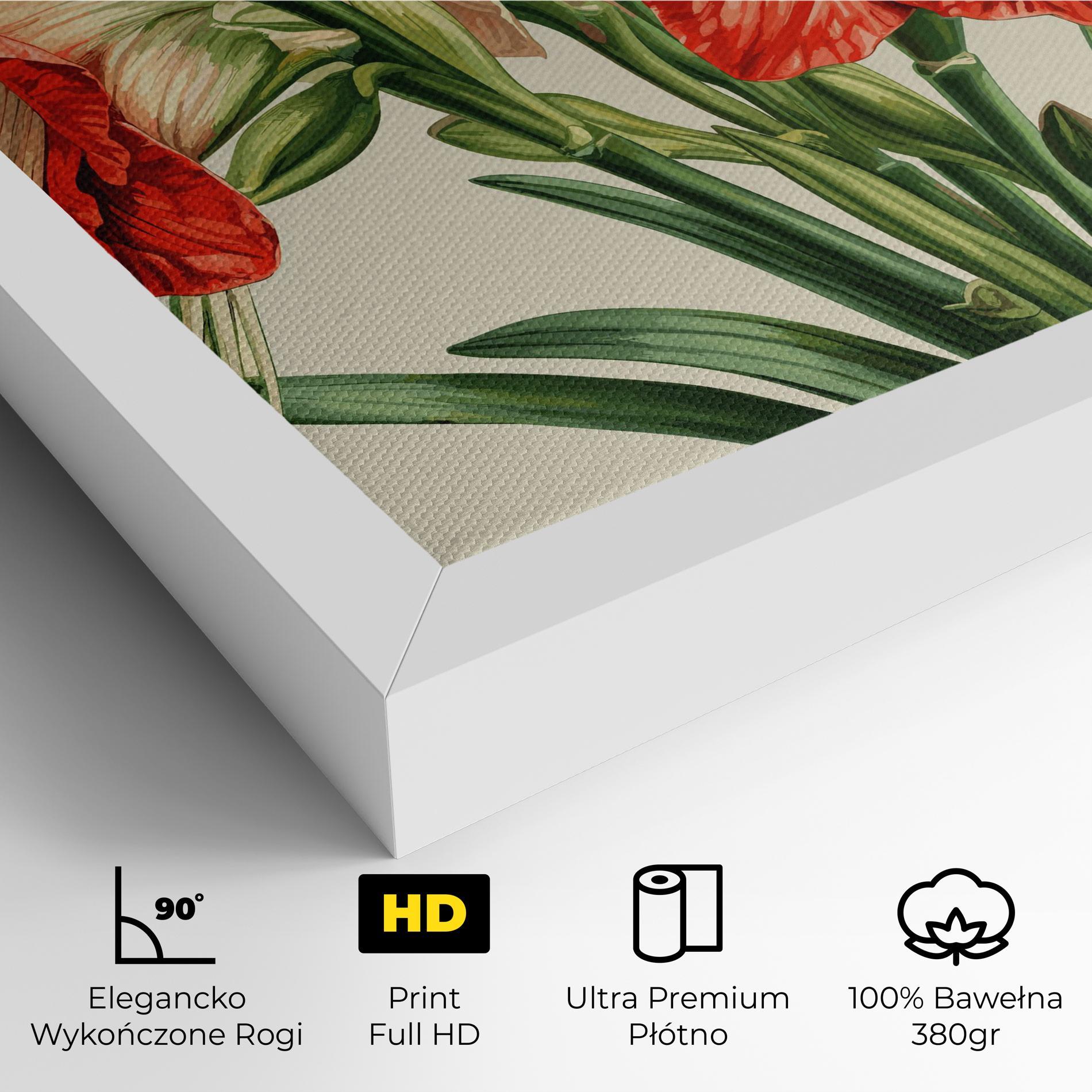 Obraz na Płótnie Orange Cream Lily mockup 4