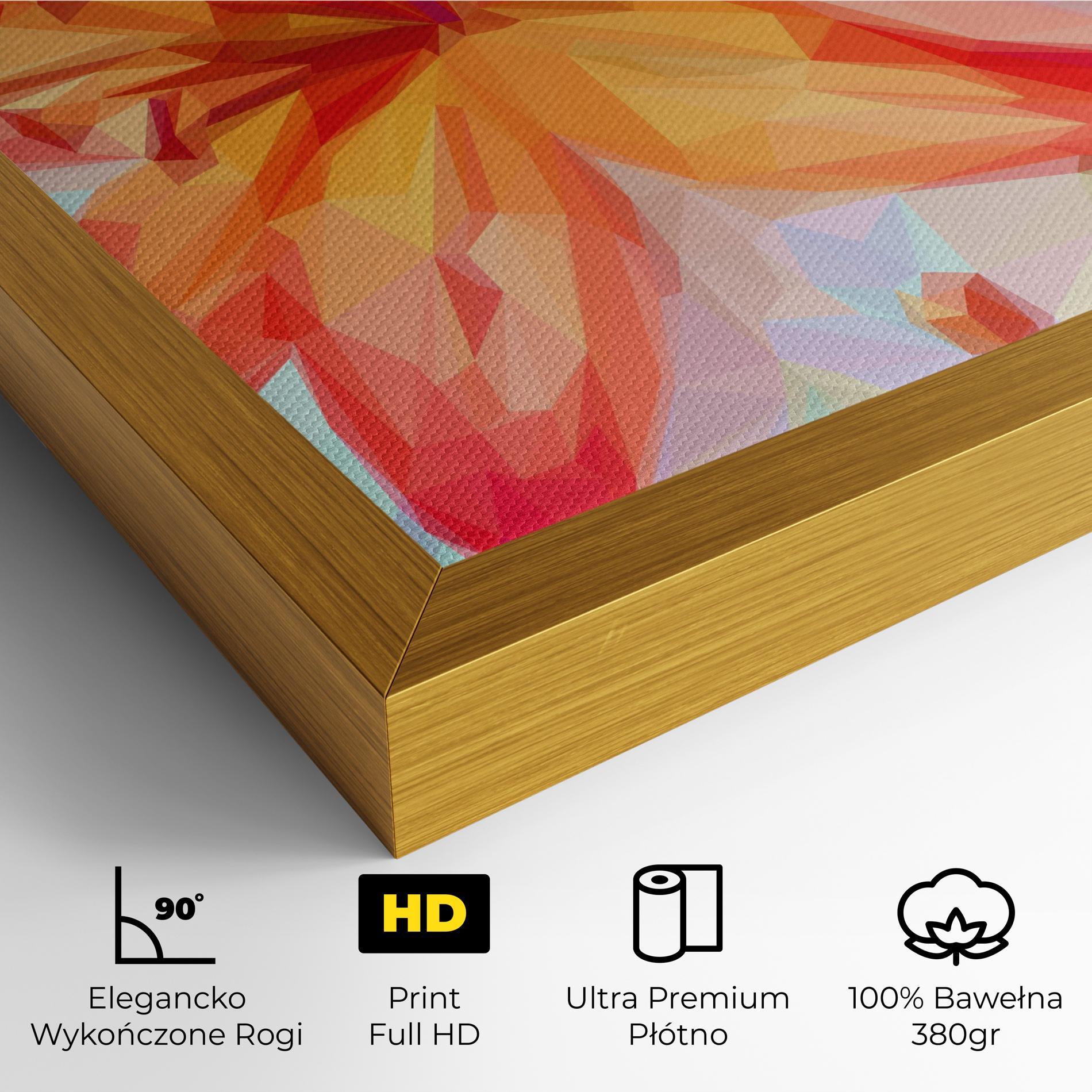 Obraz na Płótnie Orange Lily mockup 4