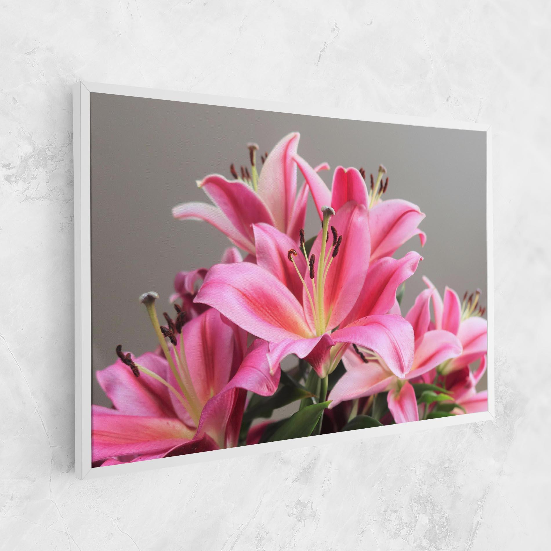 Obraz na Płótnie Light Pink Lily View mockup 1