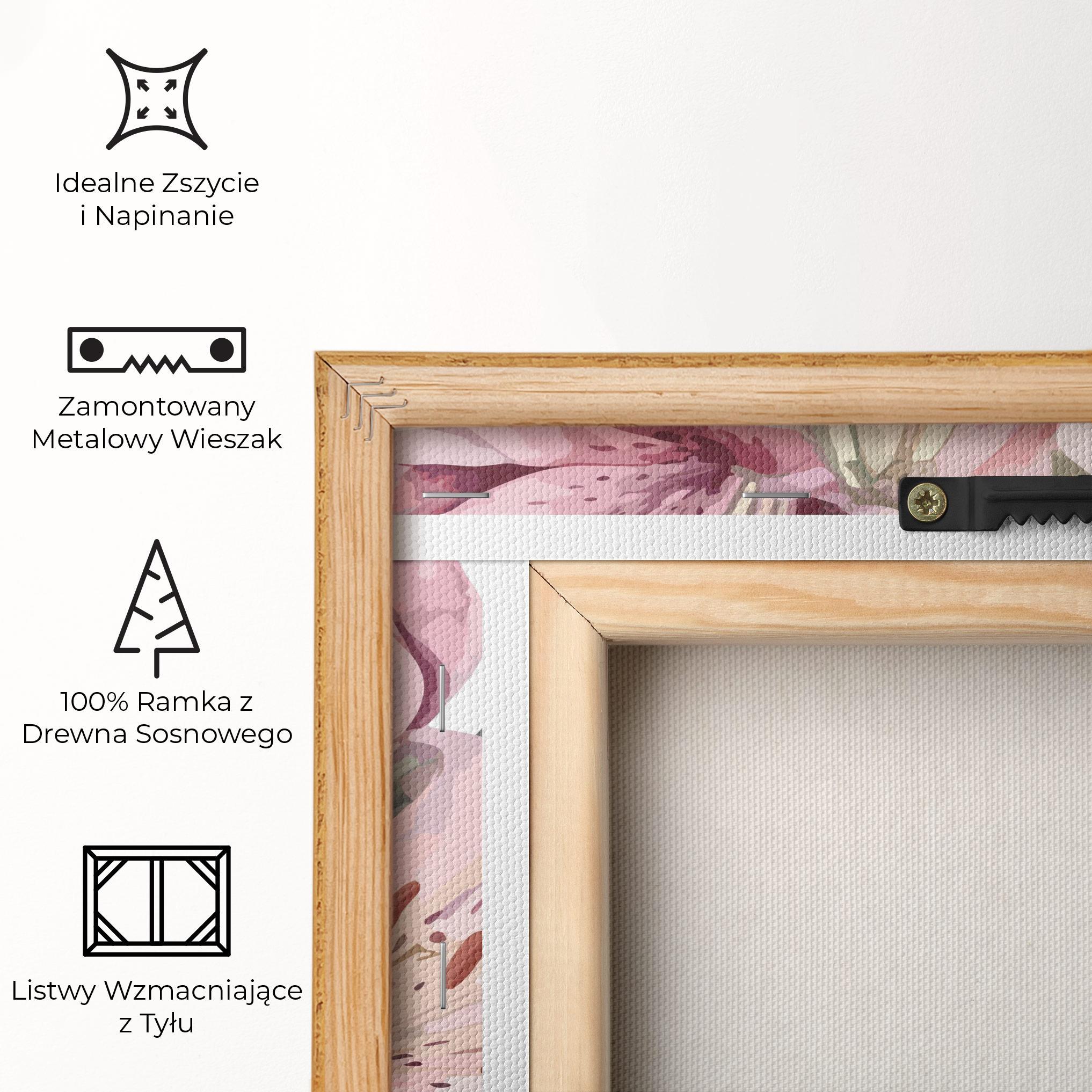 Obraz na Płótnie Light Pink Lily Art mockup 5