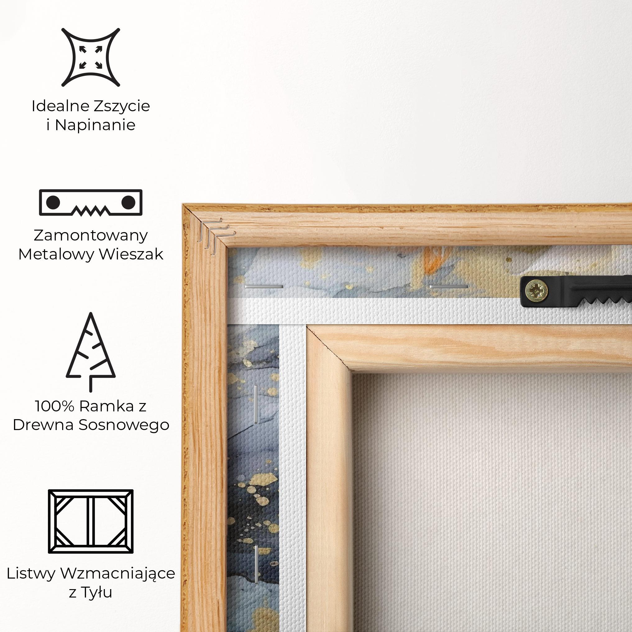 Obraz na Płótnie Lily With Orange Painting mockup 5