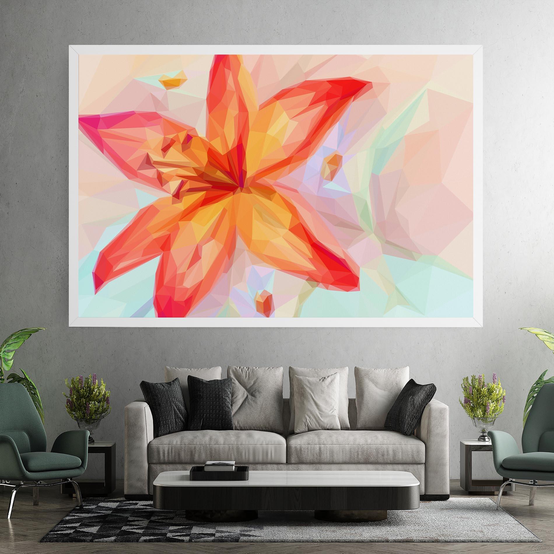 Obraz na Płótnie Orange Lily mockup 7