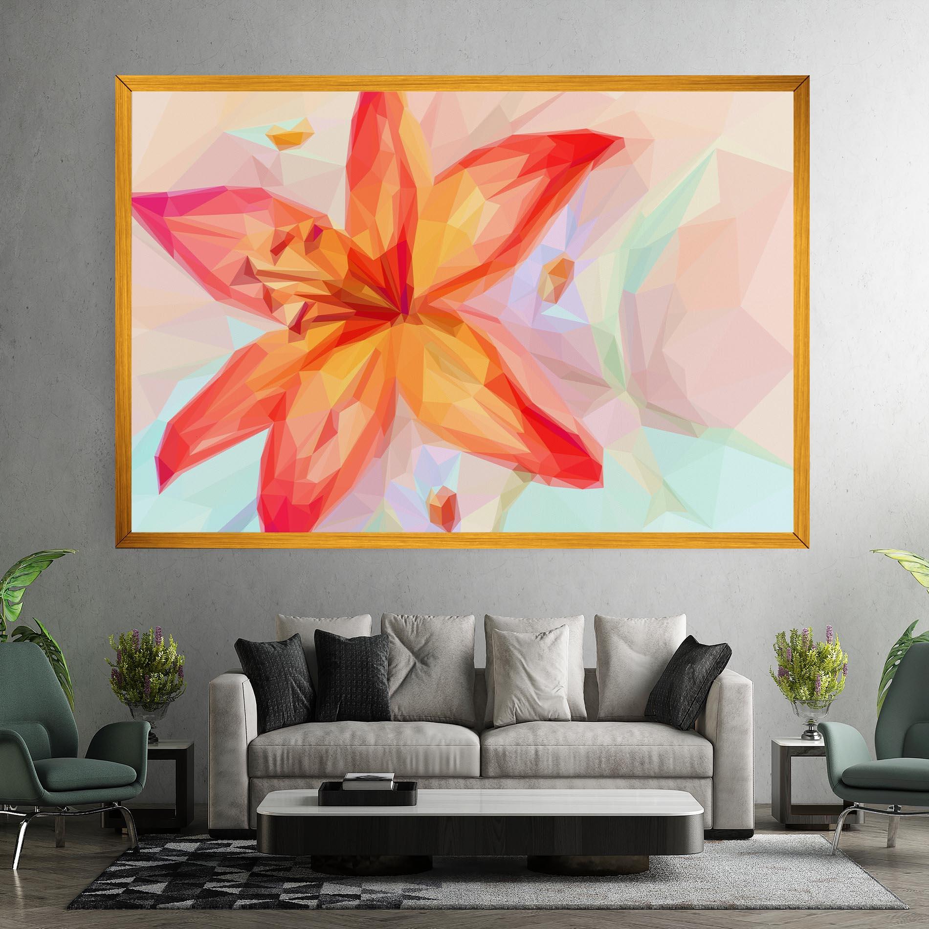 Obraz na Płótnie Orange Lily mockup 7