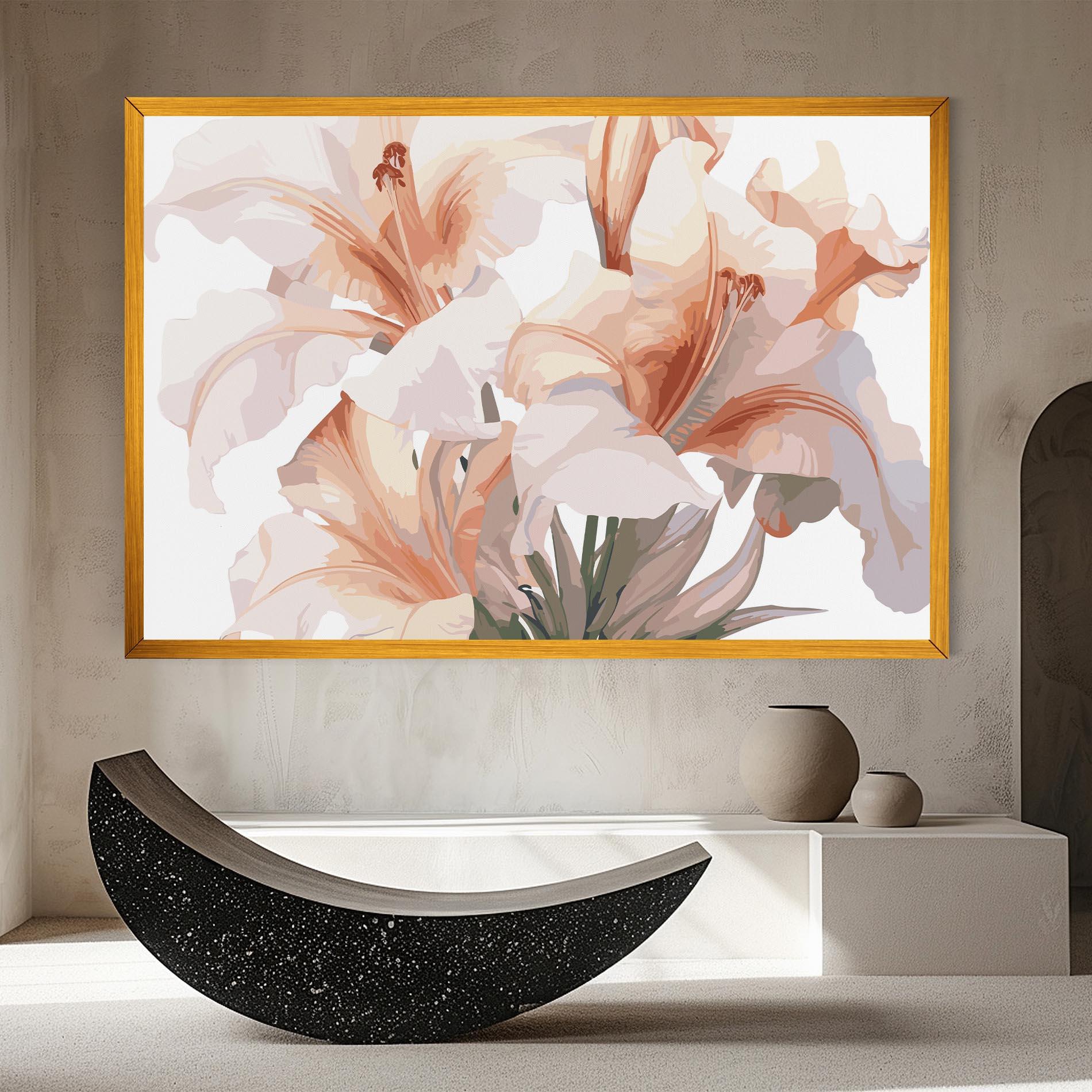 Obraz na Płótnie Light Pink Lily mockup 8