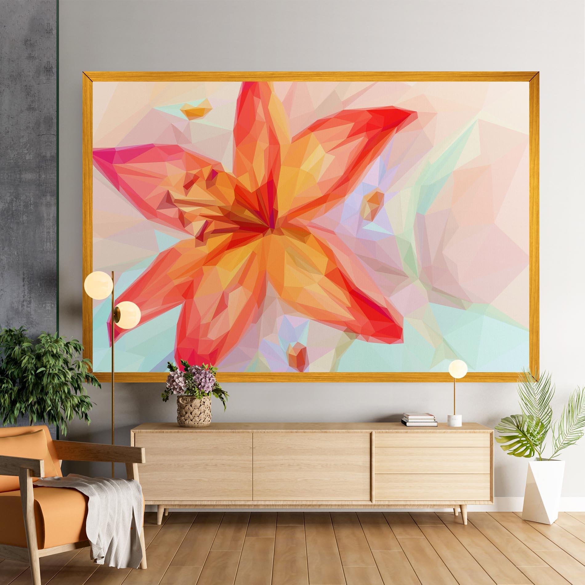 Obraz na Płótnie Orange Lily mockup 9