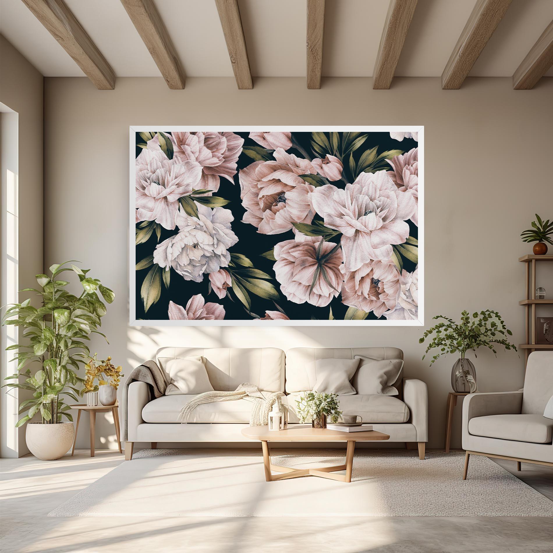 Obraz na Płótnie Flori De Bujori mockup 6