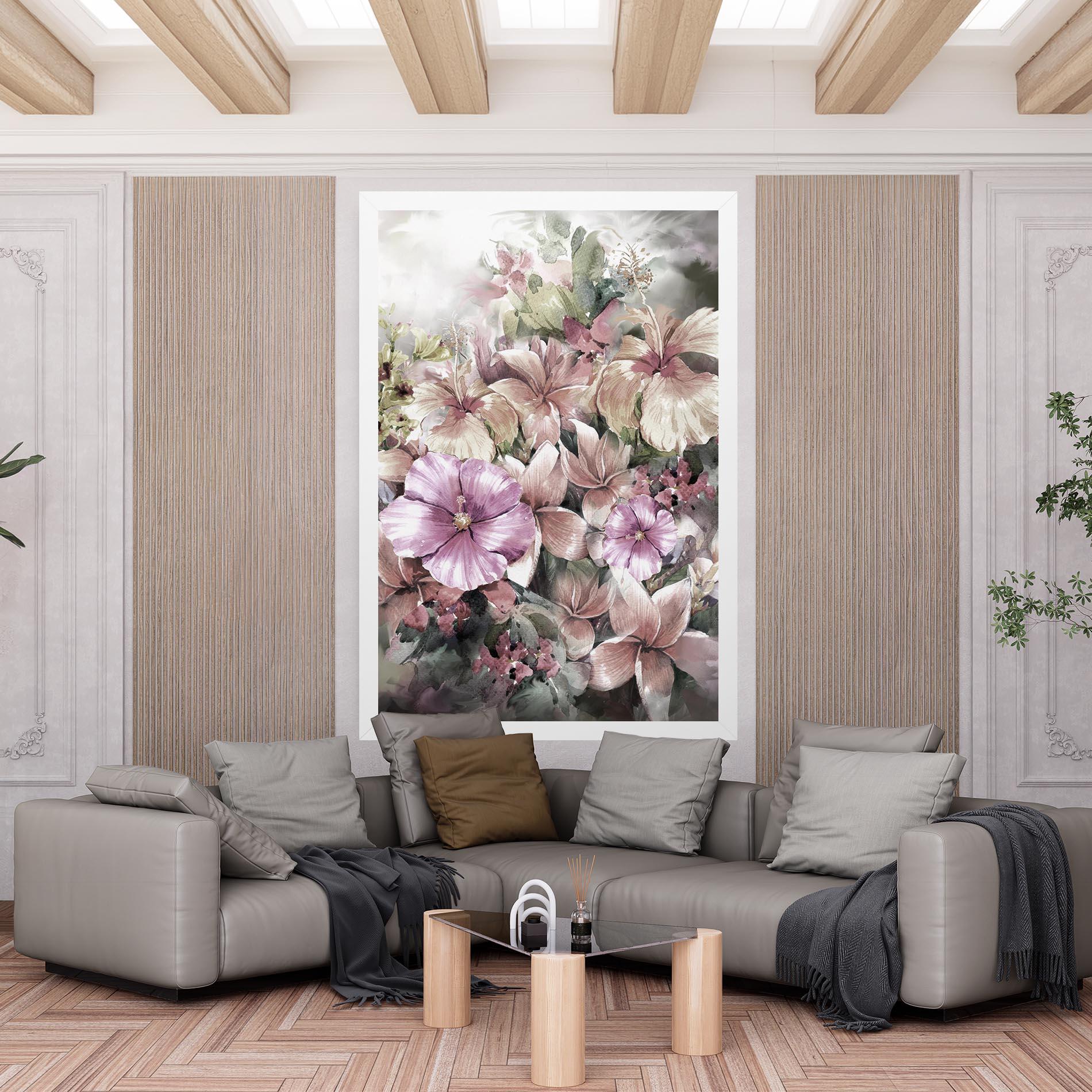 Obraz na Płótnie Contrastul De Flori mockup 6