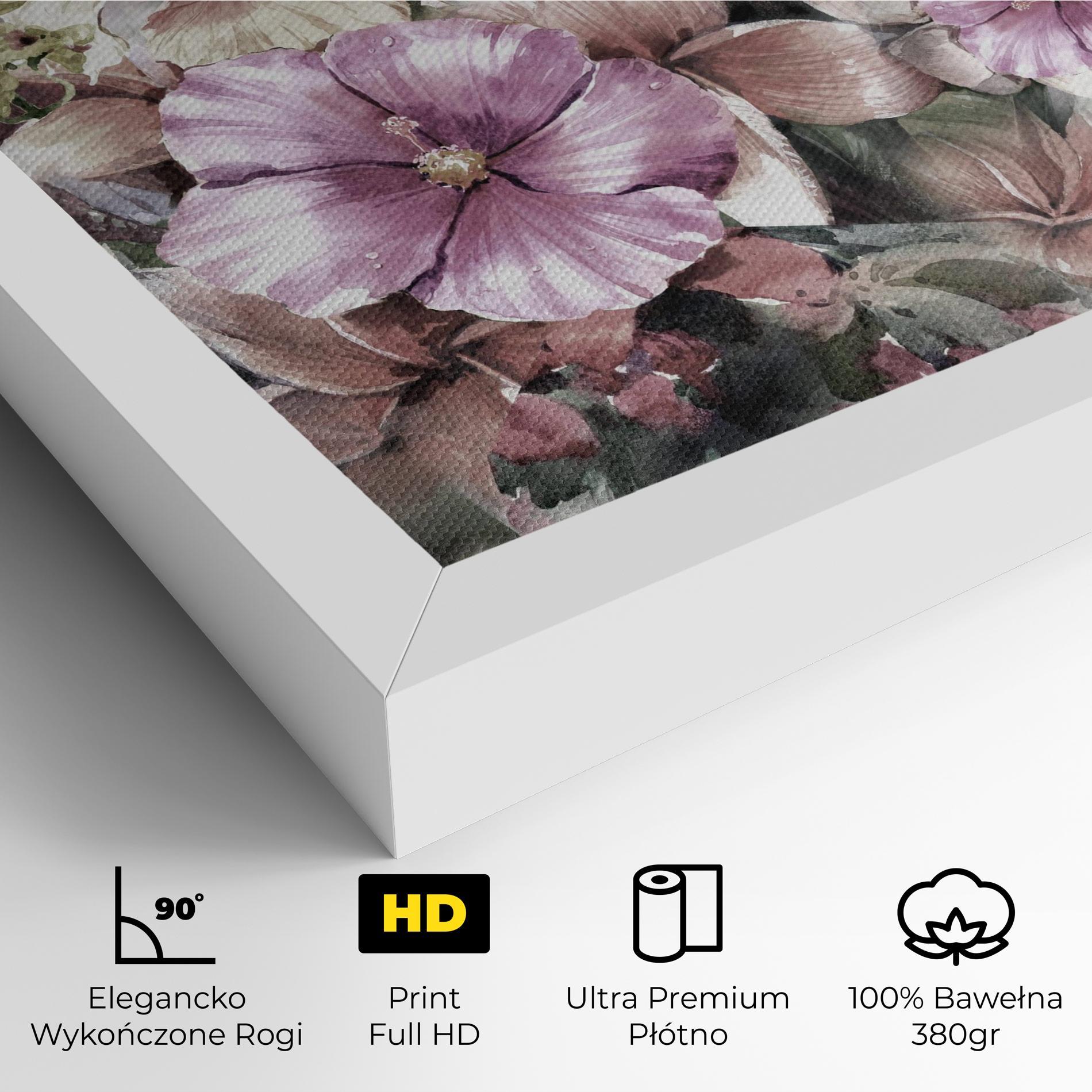 Obraz na Płótnie Contrastul De Flori mockup 4